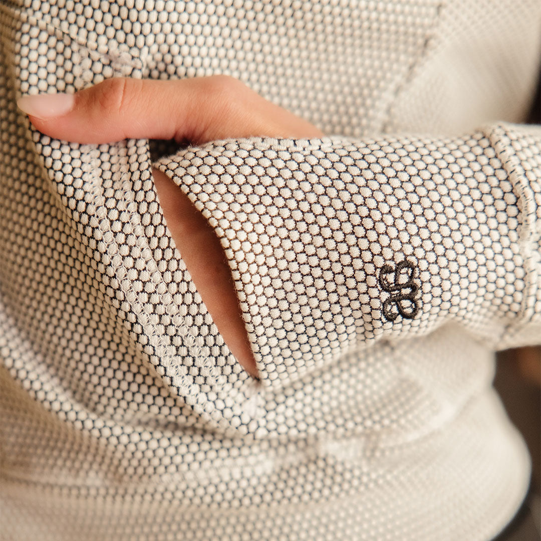 Albion Honeycomb Zip Up Hoodie - Lightweight & Comfortable for Men & Women - Perfect for Outdoor Activities, Gym & Casual Wear