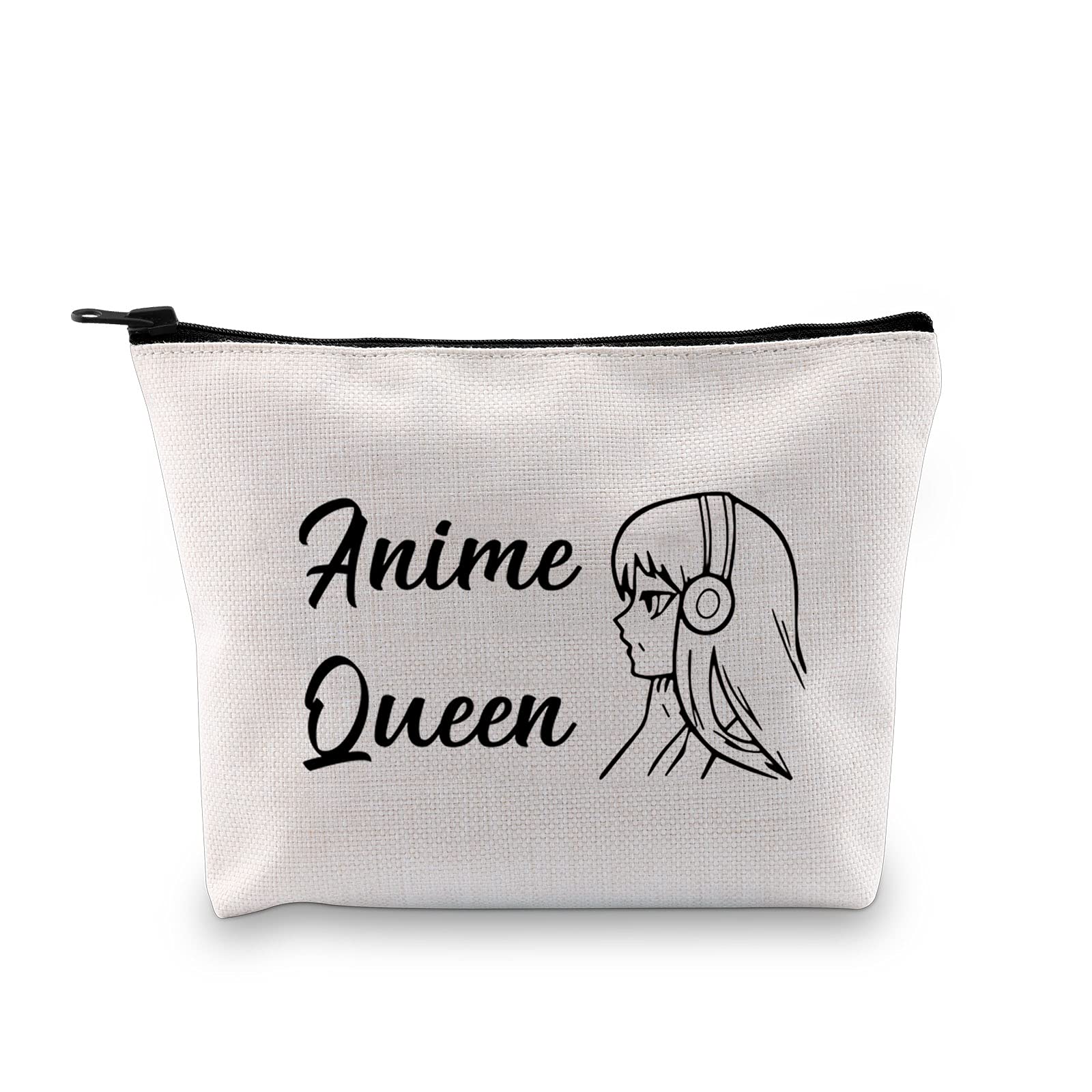 Anime Makeup Bag for Women - Cute Cartoon Cosmetic Pouch - Perfect Birthday Gift for Anime Lovers & Manga Fans - Great for Travel, School, or Daily Makeup Storage
