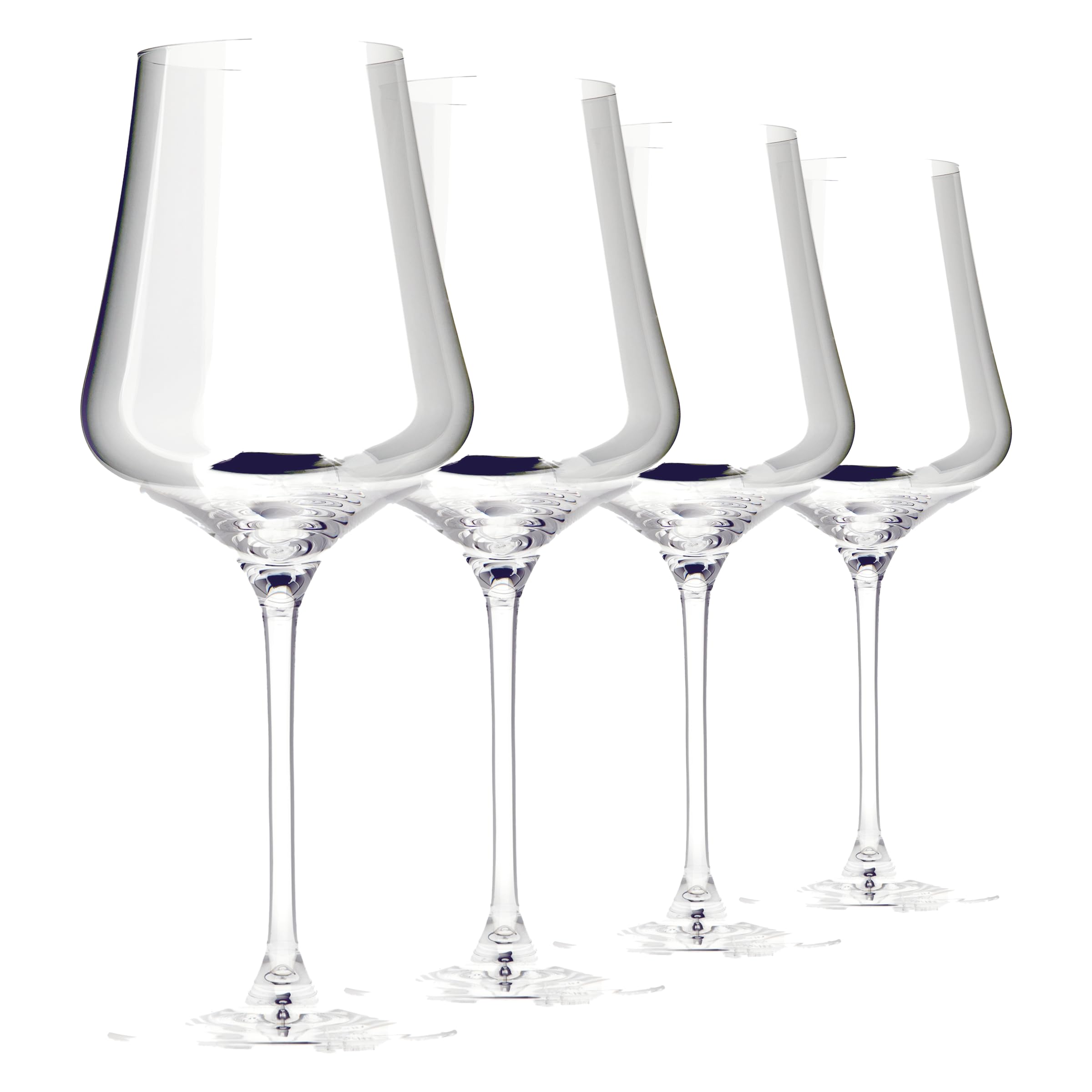 Premium Gabriel-Glas StandArt Crystal Wine Glasses Set of 4 with Gift Box - Universal Stemware for Red & White Wine - Lead-Free, Dishwasher Safe 16oz - Perfect for Dinner Parties, Weddings & Wine Tasting Events