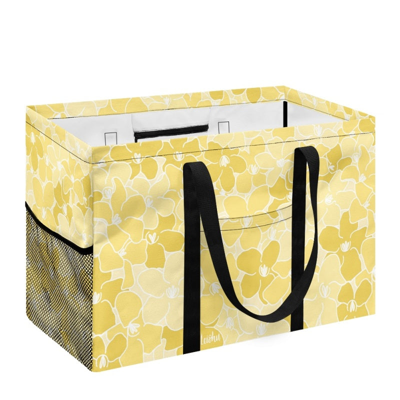Puakenikeni Dream Jumbo Tote Bag - Large Beach Tote for Women, Waterproof & Spacious Summer Beach Bag for Travel, Pool, Shopping & Picnic