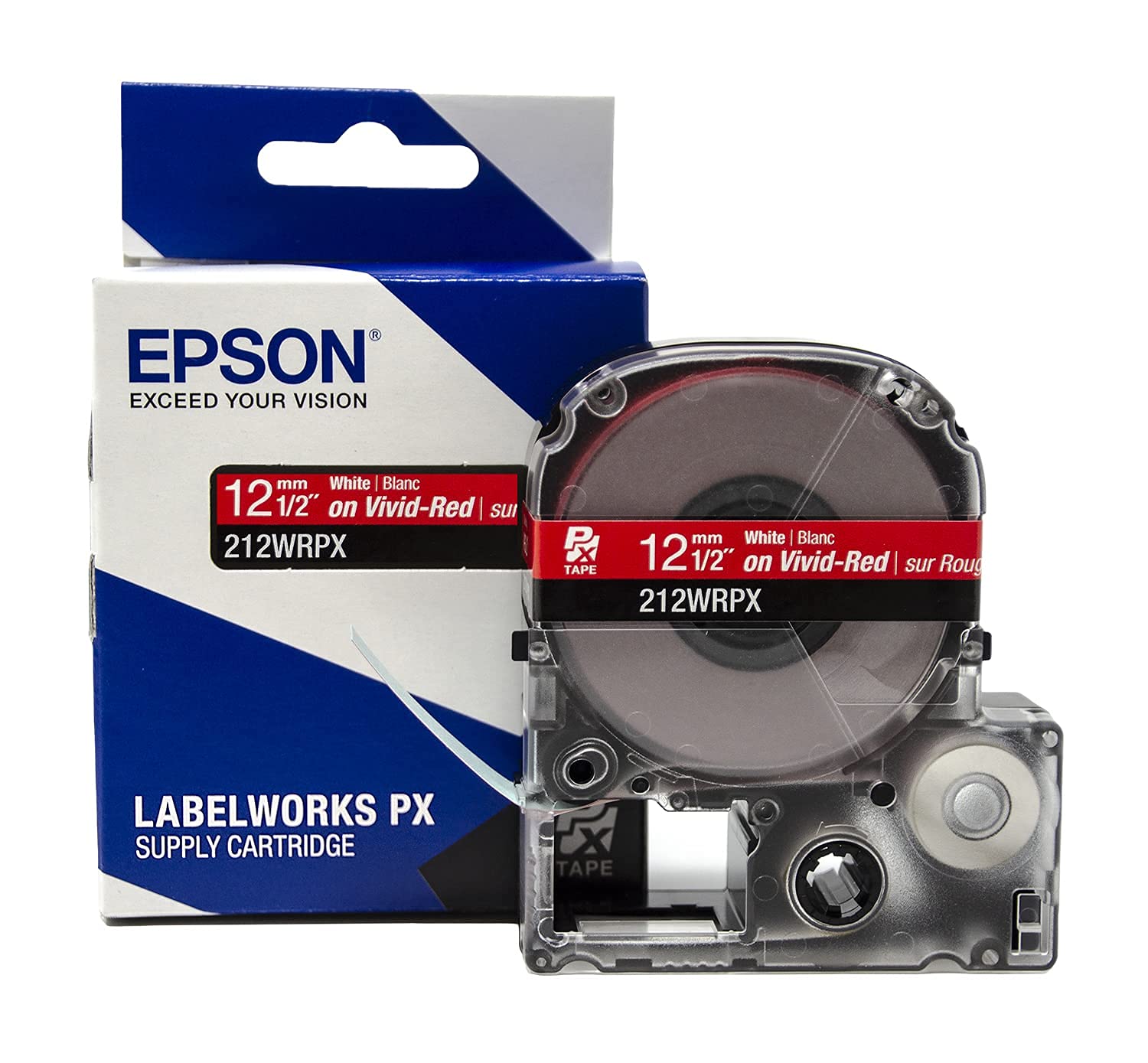 LABELWORKS Holiday PET (Polyester) Tape Cartridges Labeling Bundle - Festive Colored Label Maker Tapes - 1/2