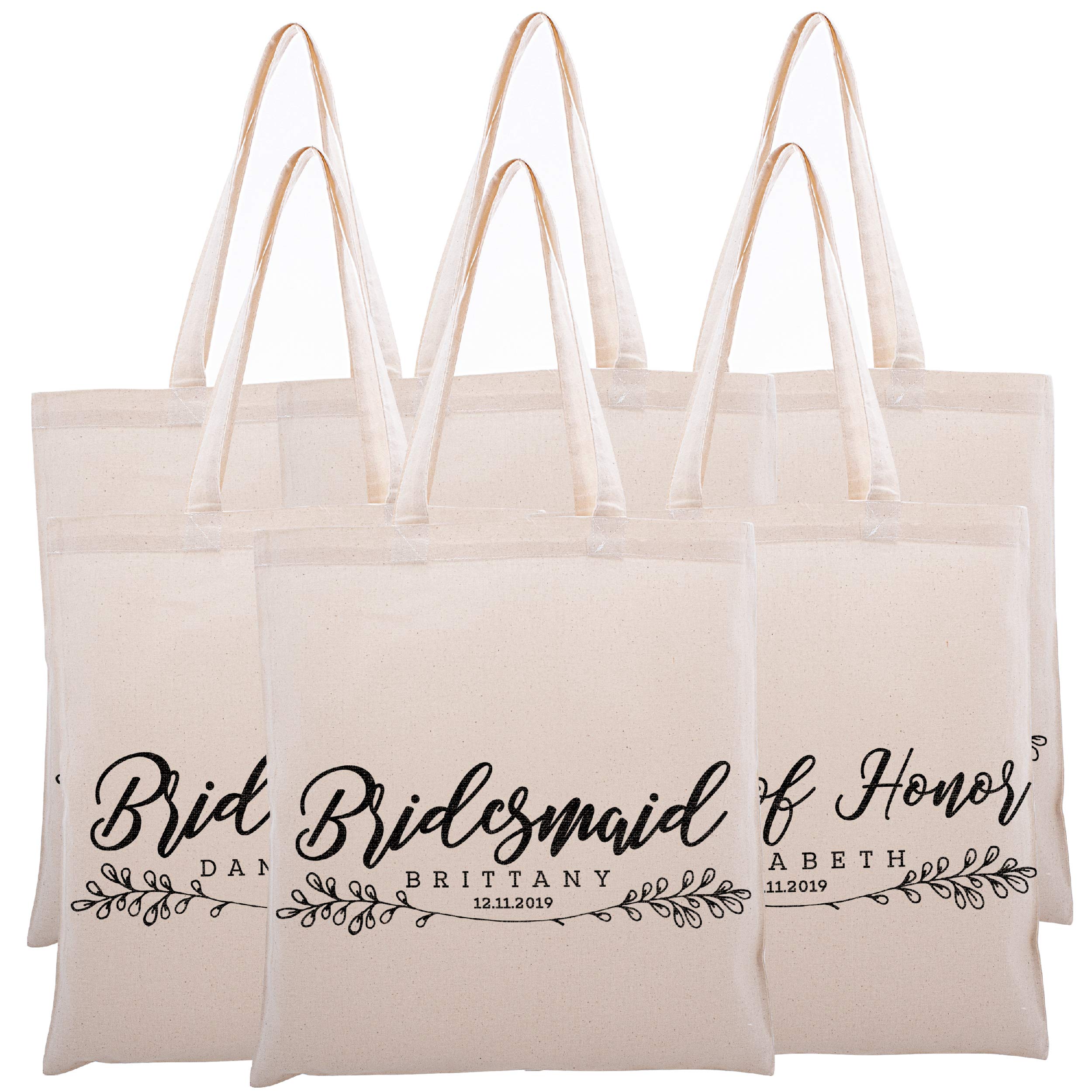 Custom Bachelorette Party Tote Bag - Personalized Bridal Shower Gift for Bride & Bridesmaids - Perfect for Beach Trips, Wine Tours & Girls' Getaways