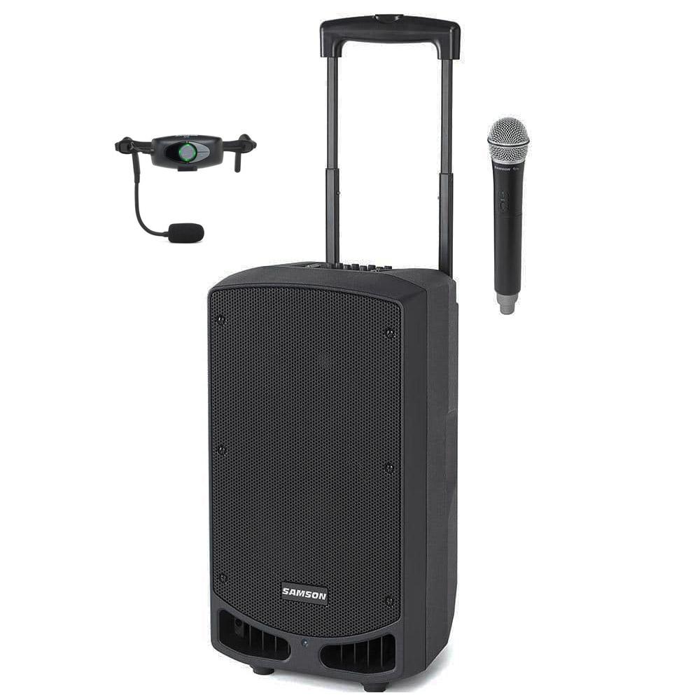 Samson Expedition XP310W Portable PA Speaker with AH9 Wireless Headset Microphone - Perfect for Outdoor Events, Live Performances & Public Speaking