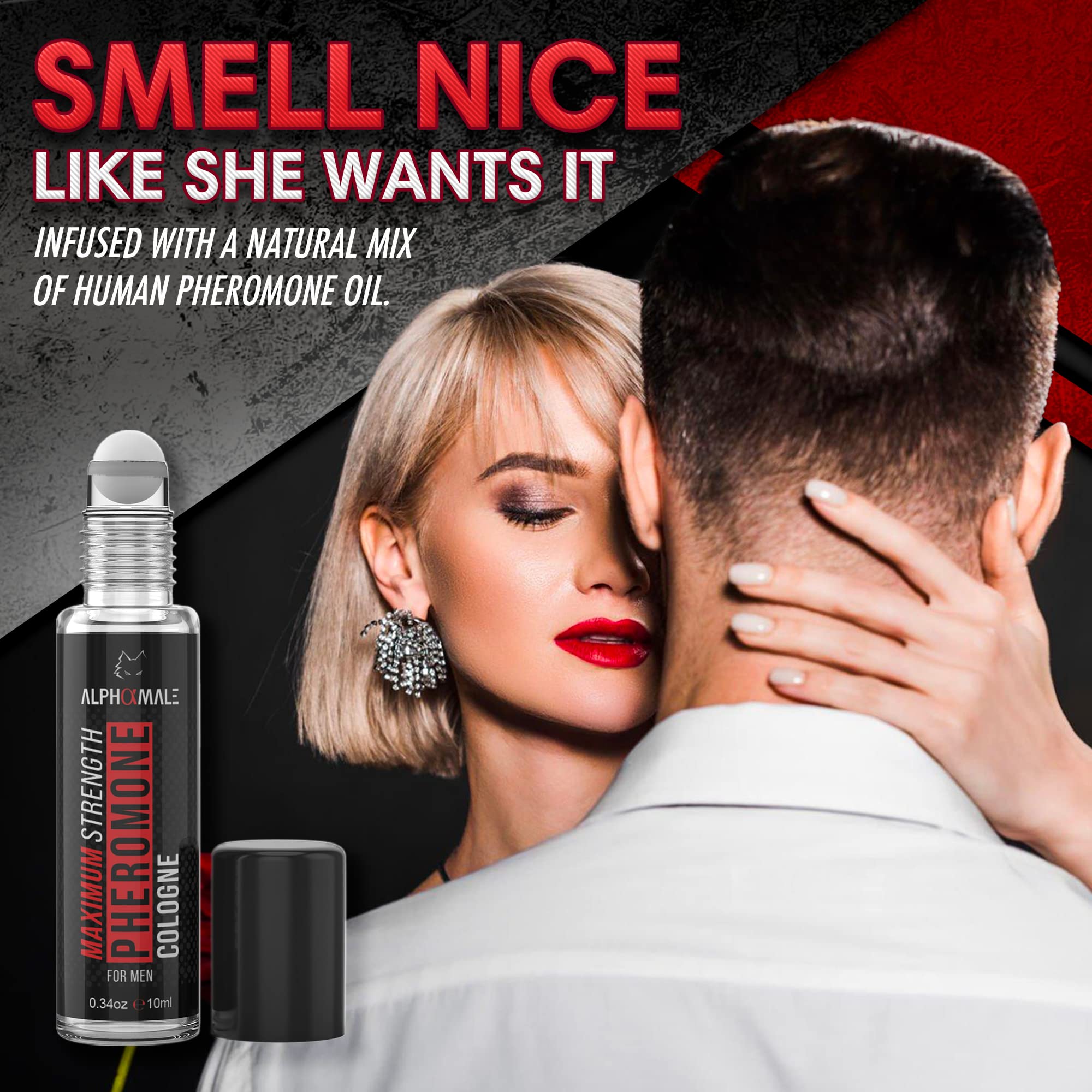 AlphaMale Pheromone Cologne Extra Strength - Savage Scent Bundle for Men | Attract Women & Boost Confidence | Date Night, Clubs & Social Events