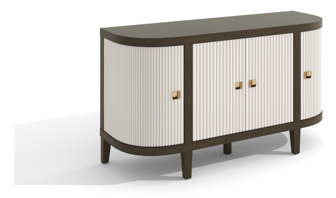 Modern Allegro Console Table - Small & Large Size Options - Perfect for Entryway, Living Room, or Hallway Decor