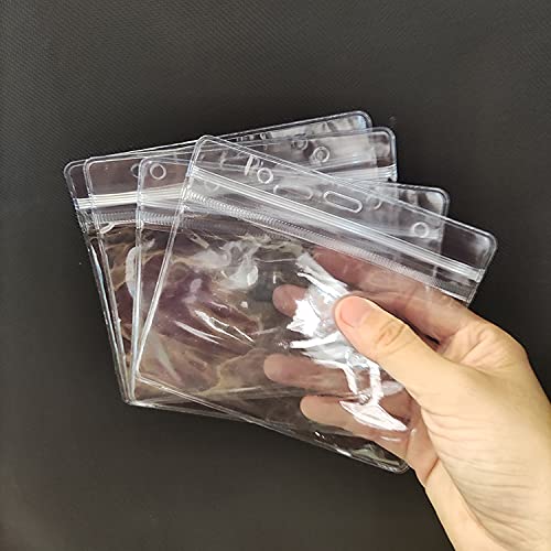 Waterproof CDC Vaccine Card Holder 3x4 with Lanyard - 20pcs for Travel & Events