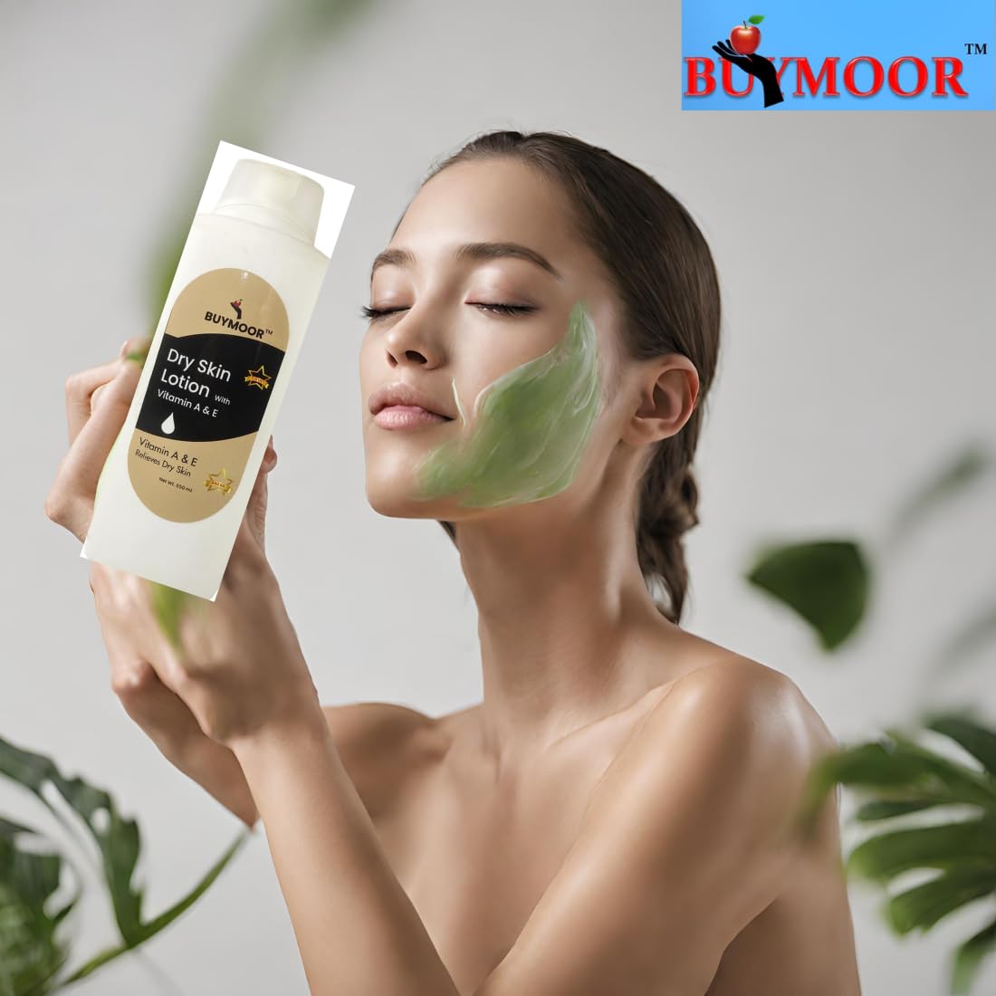 BUYMOOR Vitamin A & E + Strawberry Deep Nourishing Body Lotion - Skin Brightening & Hydrating Moisturizer for Men & Women, 1300ml (Pack of 2) - Perfect for Dry Skin Care & Daily Body Moisturizing Routine