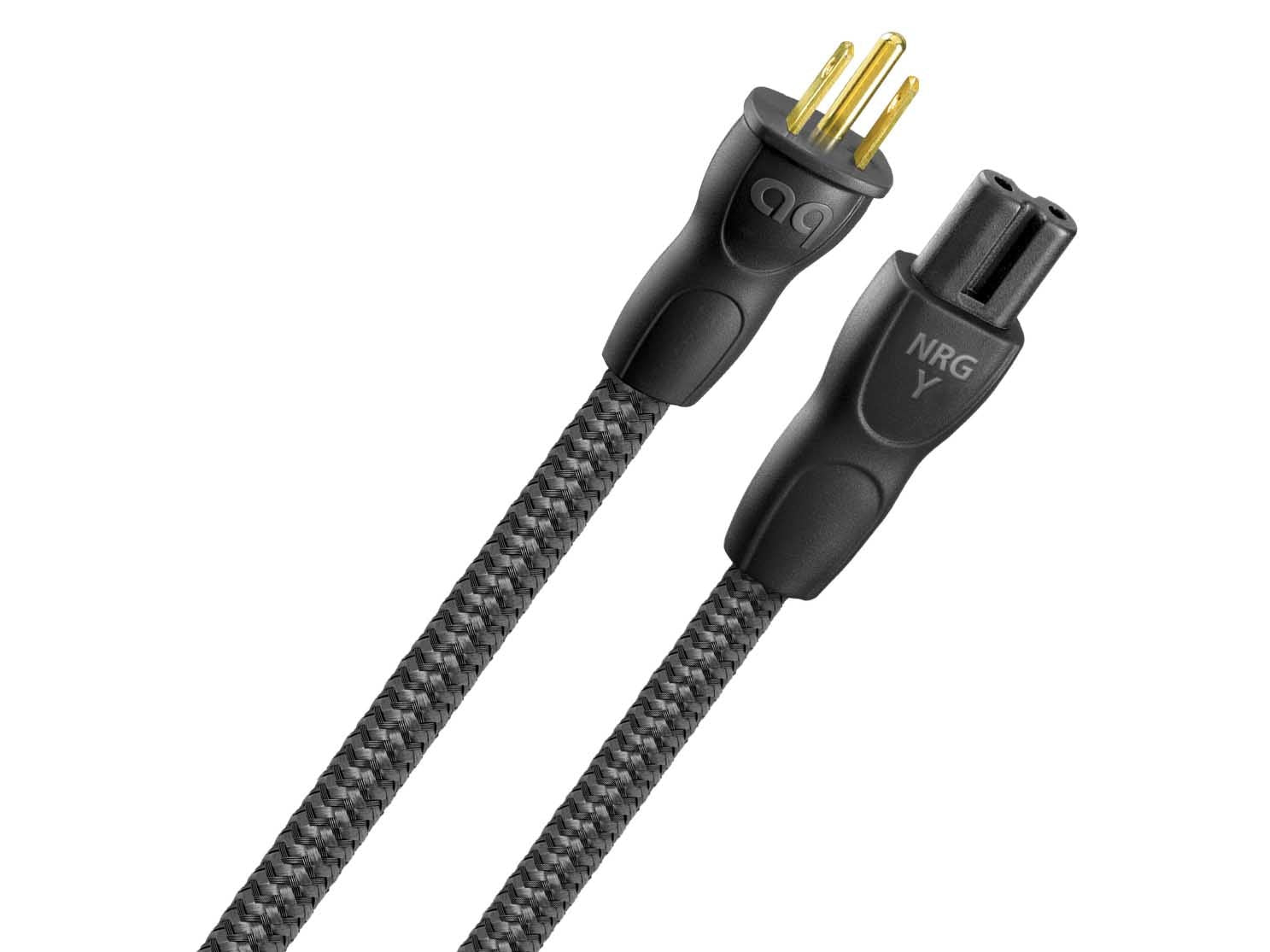 Audioquest NRG Y2 Premium Power Cable - High-Performance AC Power Cord for Home Theater & Audio Systems - Perfect for Hi-Fi, Speakers, and AV Equipment