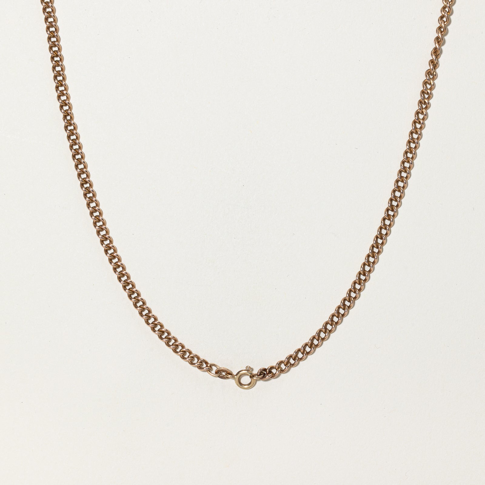 10K Rose Gold Curb Chain Necklace 21.25 Inches - Elegant Layering Jewelry for Women, Perfect for Daily Wear, Date Night & Special Occasions