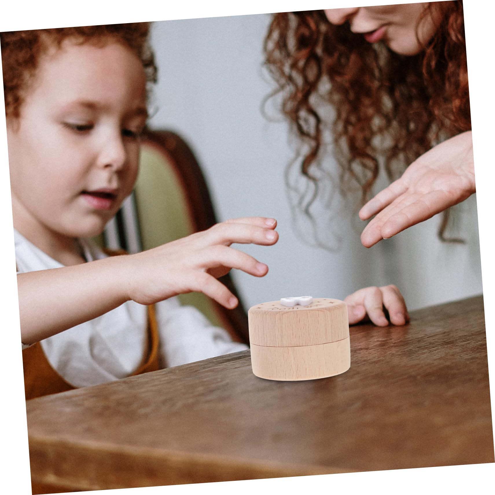 VOSAREA Wooden Baby Tooth Box - Kids Tooth Keepsake Container for First Lost Teeth & Baby Hair Storage - Perfect for Memory Preservation & Nursery Decor
