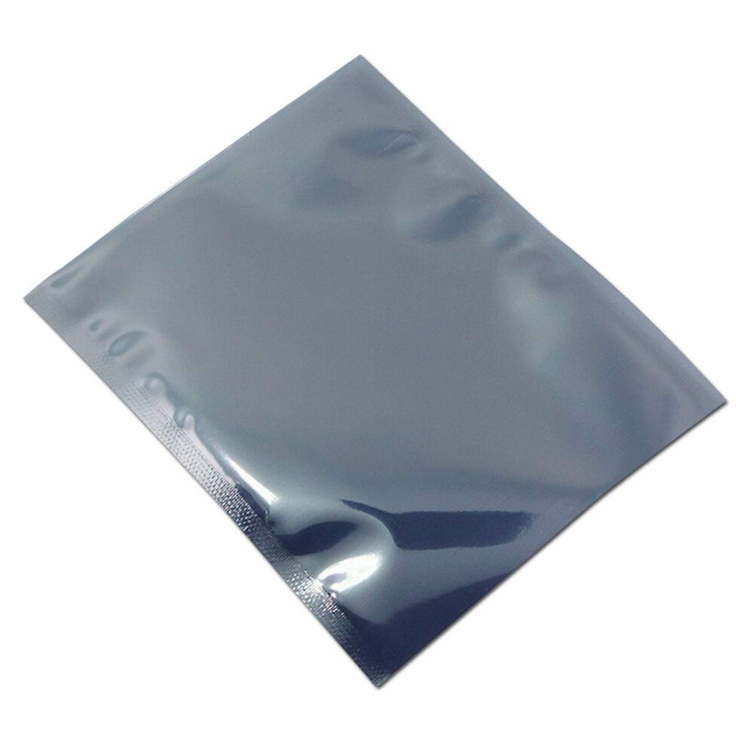 APQ 500-Pack 11x15 Inch Grey Static Shielding Bags | ESD Protection for Electronics | Heat Sealable Open-End Anti-Static Bags | Transparent Material for Easy Identification | Perfect for Storing Sensitive Computer Parts, Circuit Boards & Electronic Components