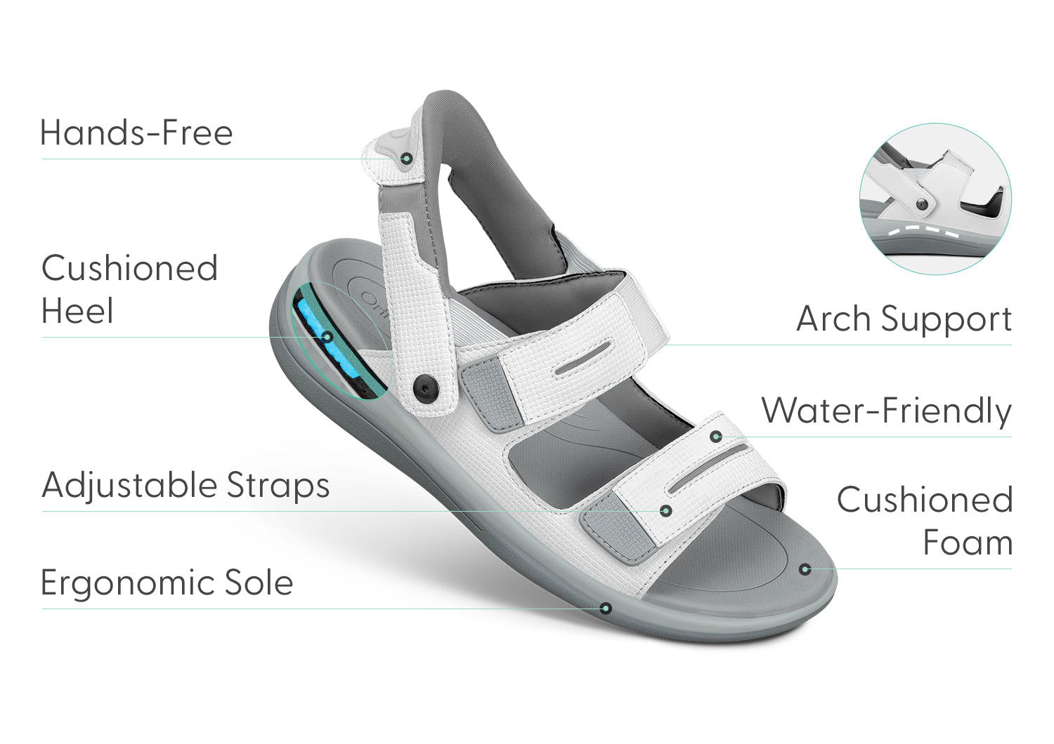 Hands-Free Calypso White Cup Holder - Perfect for Car, Office, and Home Use