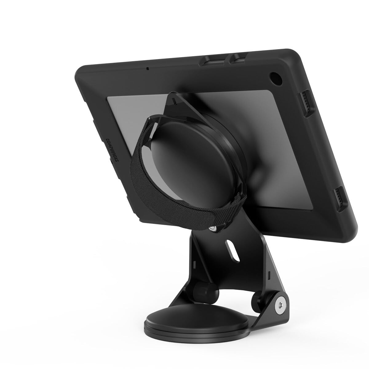 Compulocks Maclocks 189BGRPLCK Universal Secure Tablet Stand & Hand Grip - Black | Durable Mount Holder for iPad, Samsung Tablets | Perfect for Home, Office & Travel Use