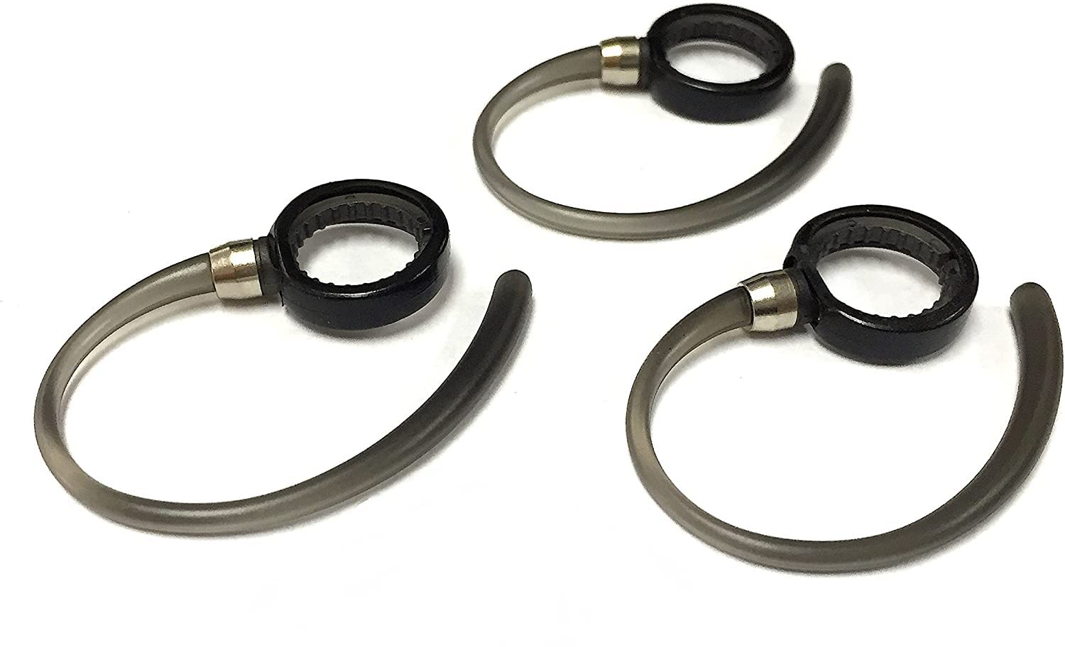 3 Pack EFP Earhooks Compatible with Motorola Boom HX600 HX-600 Wireless Headset - Replacement Earloop Stabilizer Clip for Secure Fit - Ideal for Call Centers, Driving, and Office Use
