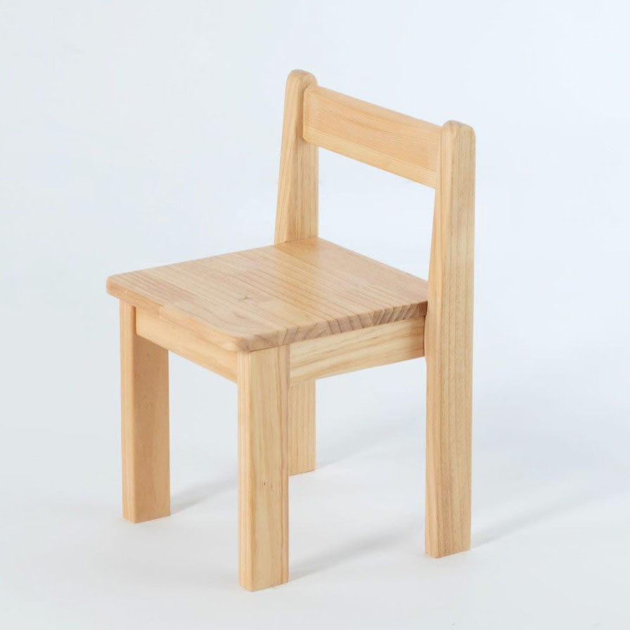 LINA Stackable Study Chair - Ergonomic Pinewood Office Chair for Home & Office Use - Perfect for Study, Work, or Conference Rooms