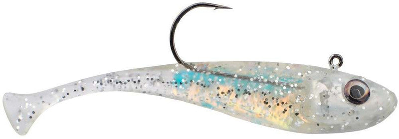 Berkley PowerBait Power Switch Soft Fishing Lure - Silver Bullet Color for Bass, Trout & Walleye | Perfect for Freshwater & Saltwater Fishing