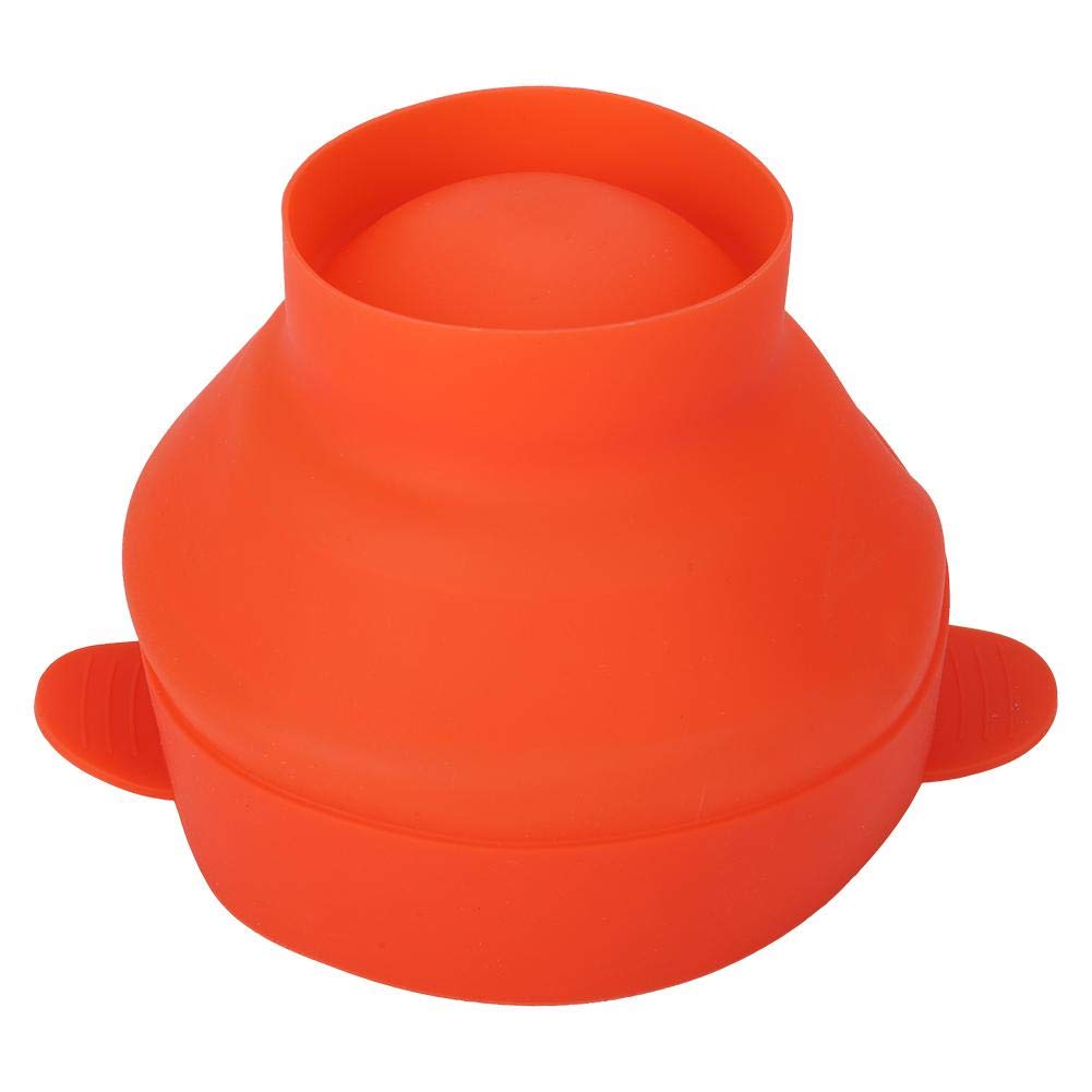 TOPINCN Collapsible Silicone Microwave Popcorn Popper with Handle & Lid - BPA-Free Popcorn Maker Bowl for Microwave or Oven (Red) - Perfect for Movie Nights, Snack Time & Family Gatherings