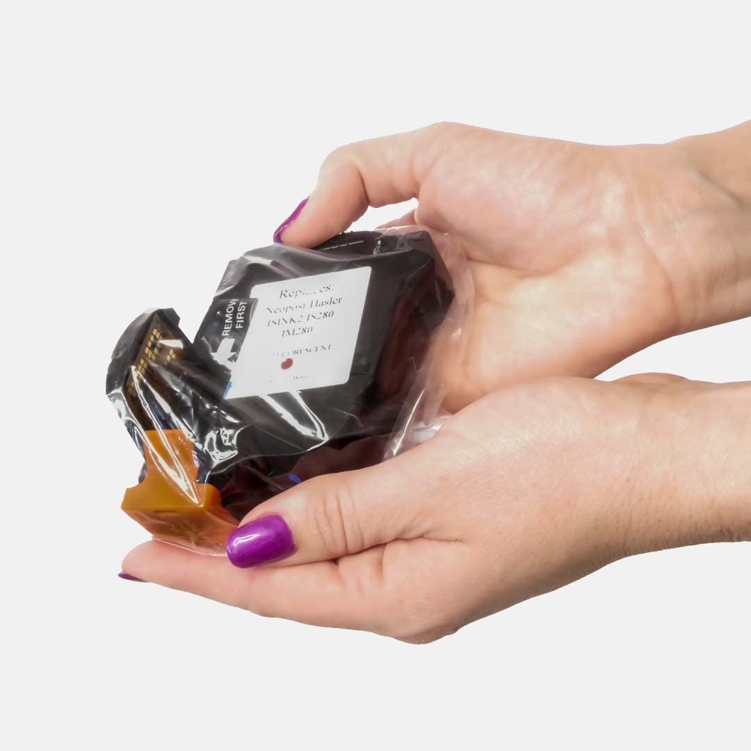 Hasler IM280 Compatible High Volume Red Ink Cartridge #IMINK2 - Ideal for Bulk Mailing, Business Postage & Shipping Offices