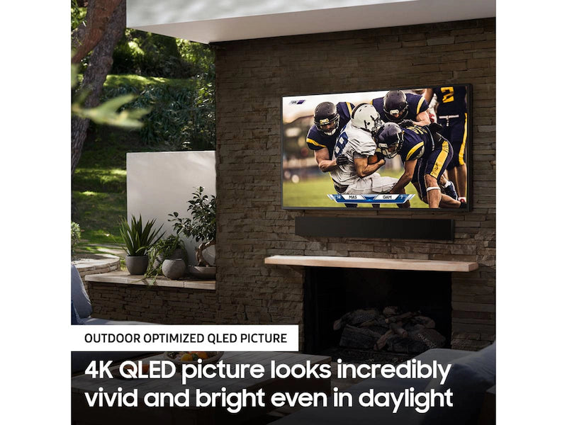 Samsung Class The Terrace QLED 4K Smart Outdoor TV - Weatherproof Design for Patio, Backyard & Poolside Entertainment