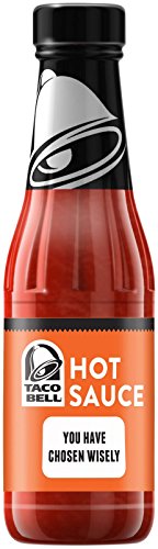 Taco Bell Hot Sauce - 7.5 oz Bottle | Authentic Mexican Style Hot Sauce for Tacos, Burritos & Nachos | Perfect for Home Cooking, Parties & Gifting