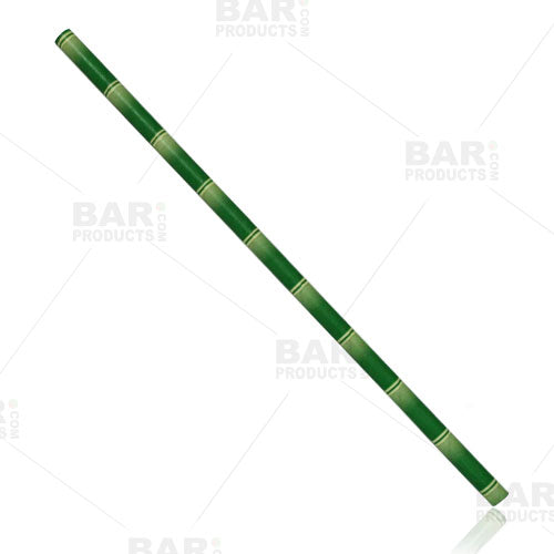 BarConic® Eco-Friendly Biodegradable Paper Straws - 100 Pack, Bamboo Fiber, Sustainable & Compostable - Perfect for Parties, Restaurants, and Home Use