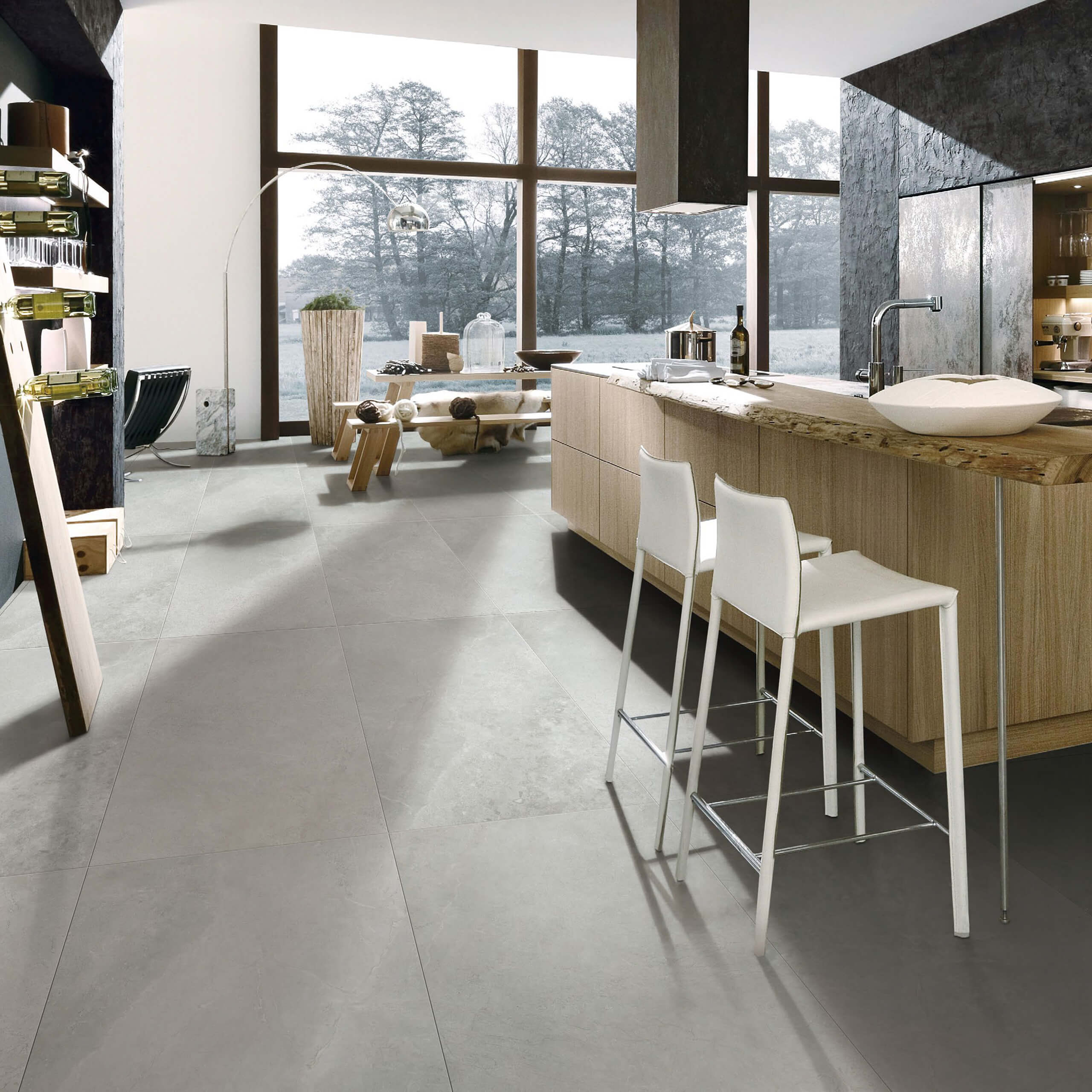 Chiswick 600x300 Matt White Wall Tile - Premium Ceramic Bathroom & Kitchen Backsplash - Waterproof, Easy to Clean, Modern Home Decor