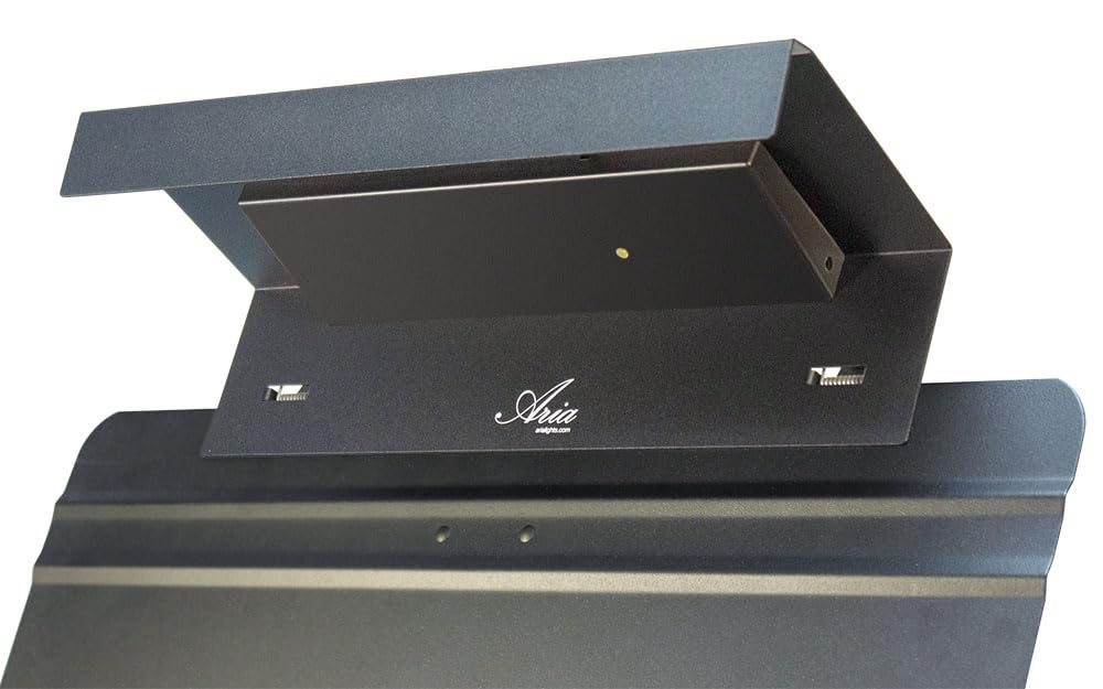 Aria Forte Rechargeable LED Music Stand Light - Tall Adjustable F2T Model for Musicians, Perfect for Piano, Violin & Orchestra Practice at Home or Stage Performances