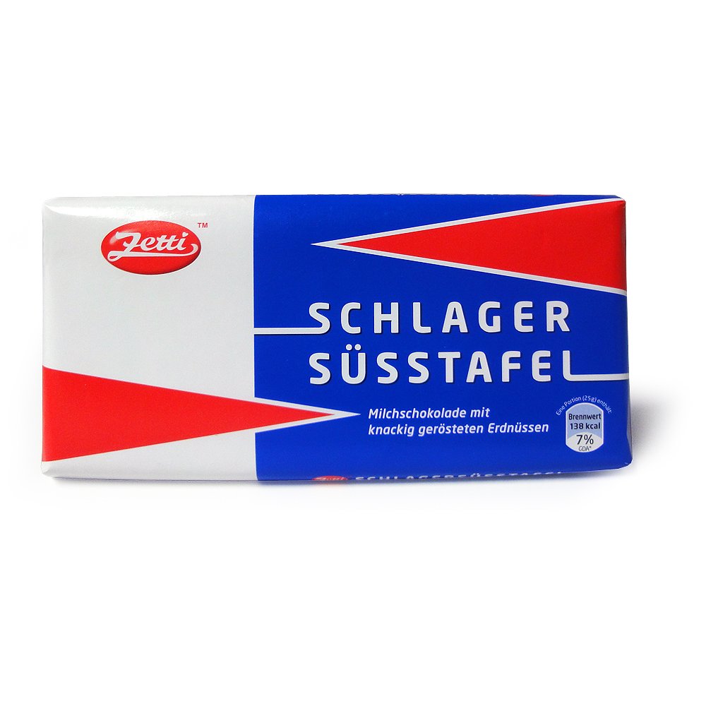 Zetti Schlagersüsstafel 100g - Premium German Chocolate Bar for Baking & Desserts | Perfect for Cakes, Cookies & Hot Chocolate Toppings