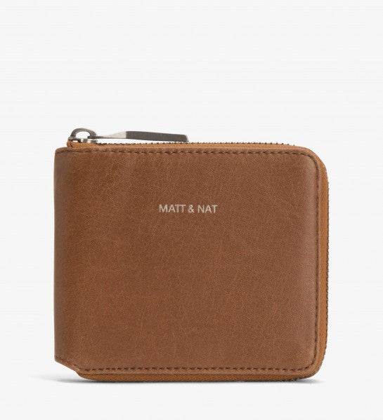 Matt & Nat Vegan Leather Watson Wallet in Chili Red - Stylish RFID Blocking Bifold Wallet for Men & Women | Perfect for Everyday Use, Travel, and Business