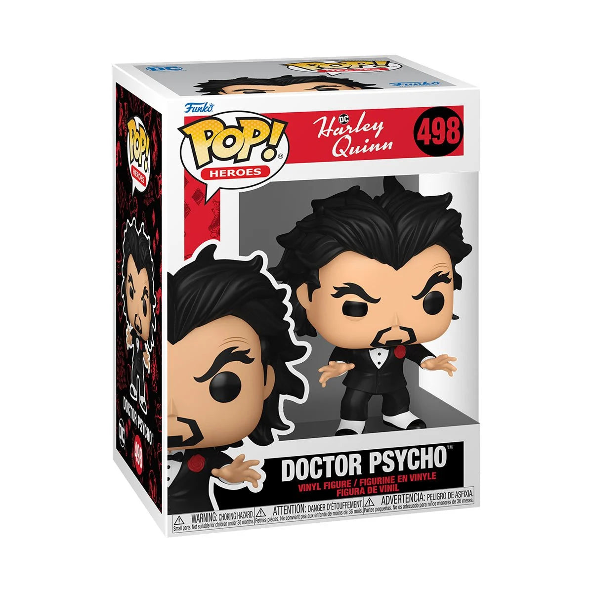 Harley Quinn Animated Series Doctor Psycho Funko Pop! Vinyl Figure #498 - Collectible Action Figure for DC Comics Fans, Perfect for Display & Gifts