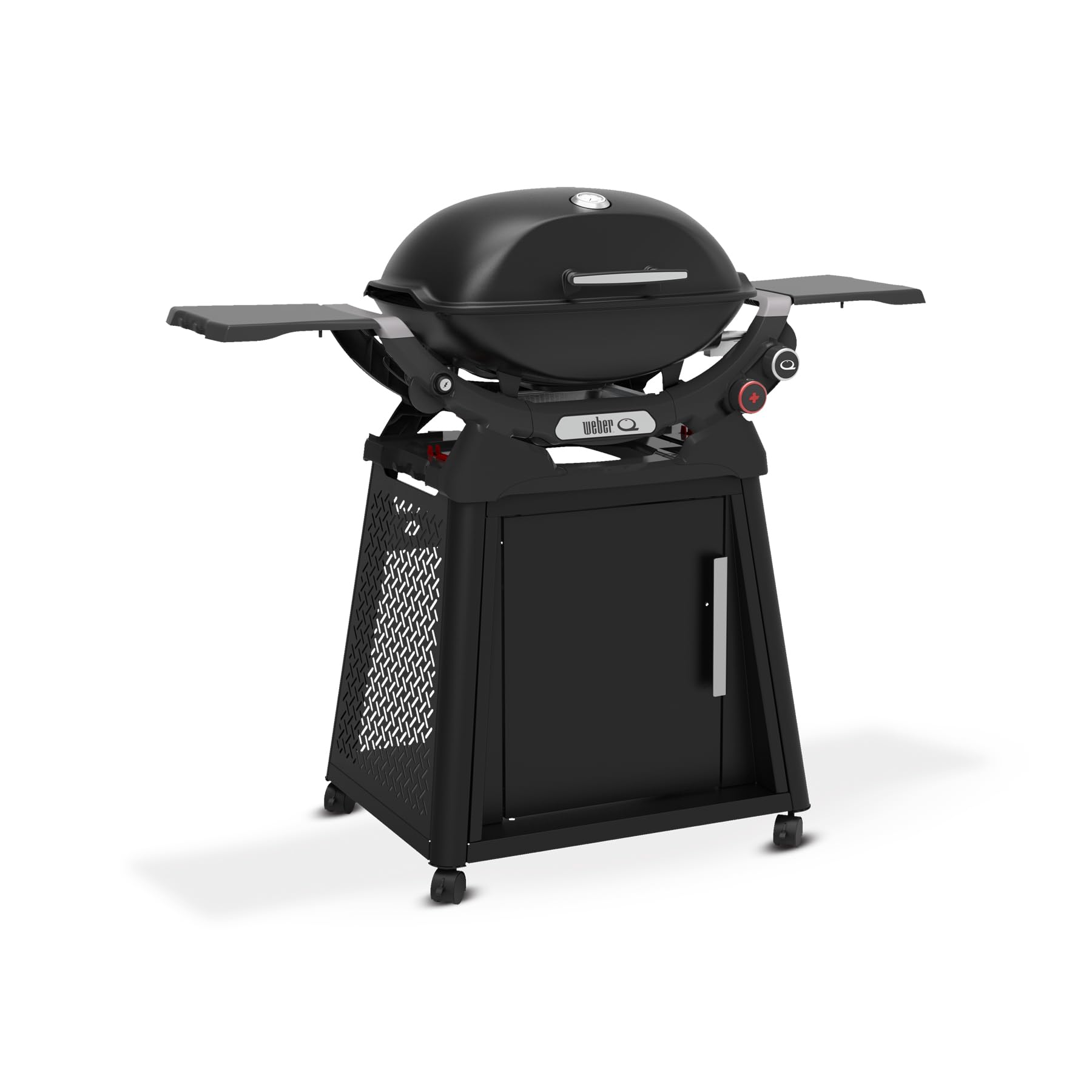 Weber Q 2800N+ Portable Liquid Propane Gas Grill with Stand - Midnight Black | Outdoor BBQ, Camping, Tailgating & Backyard Cooking