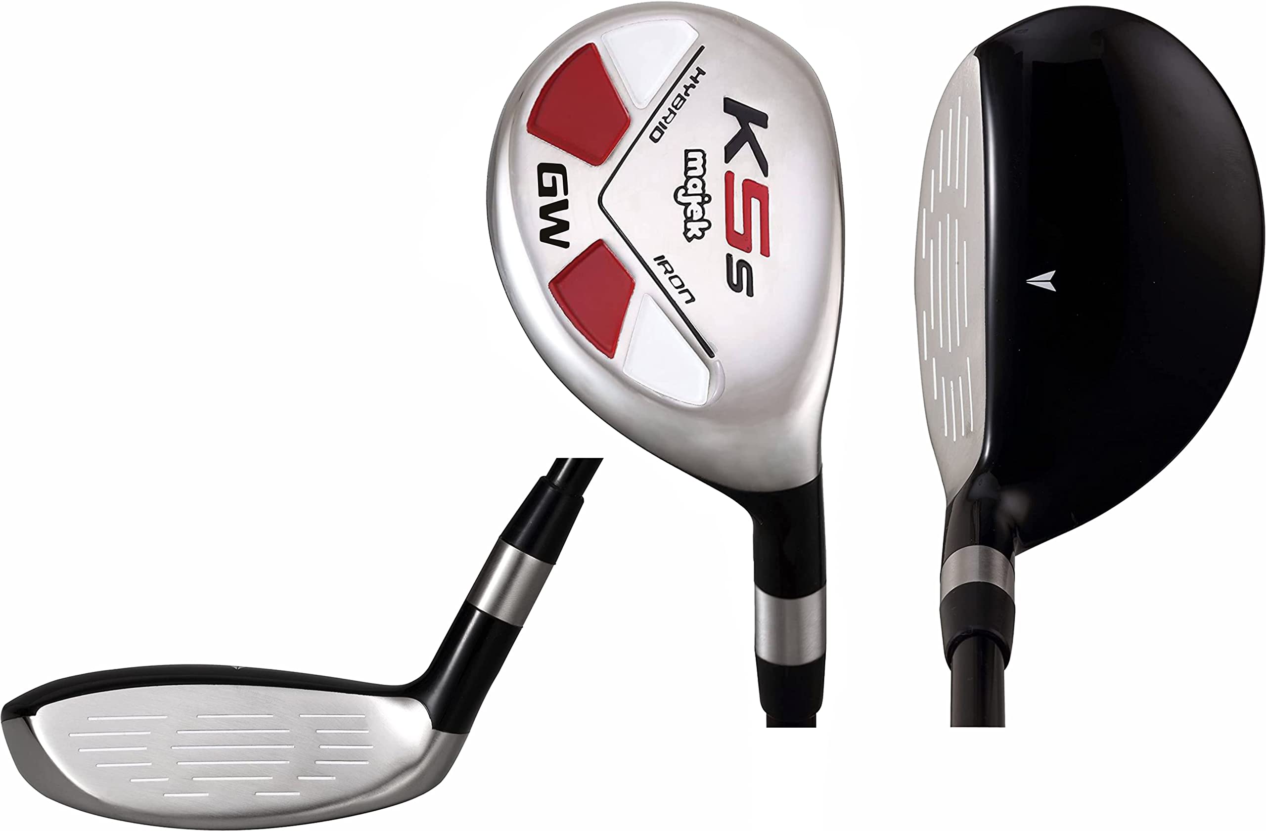 Majek Golf #GW Hybrid 52 Degree Hybrid Iron Wedge - Ladies Flex Graphite Shaft Right Handed Golf Club - Standard Length for Women - Ideal for Long Fairway Shots & Approach Play on the Course