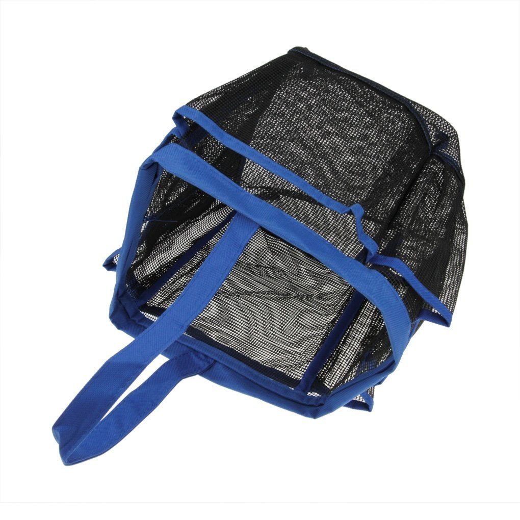 Quick Drying Mesh Shower Caddy Organizer - 8 Pocket Hanging Toiletry Bag for Travel, Gym & Dorm - Waterproof Cosmetic & Makeup Storage Pouch with Handles - Perfect for Bathroom, Shampoo & Washing Essentials Organization