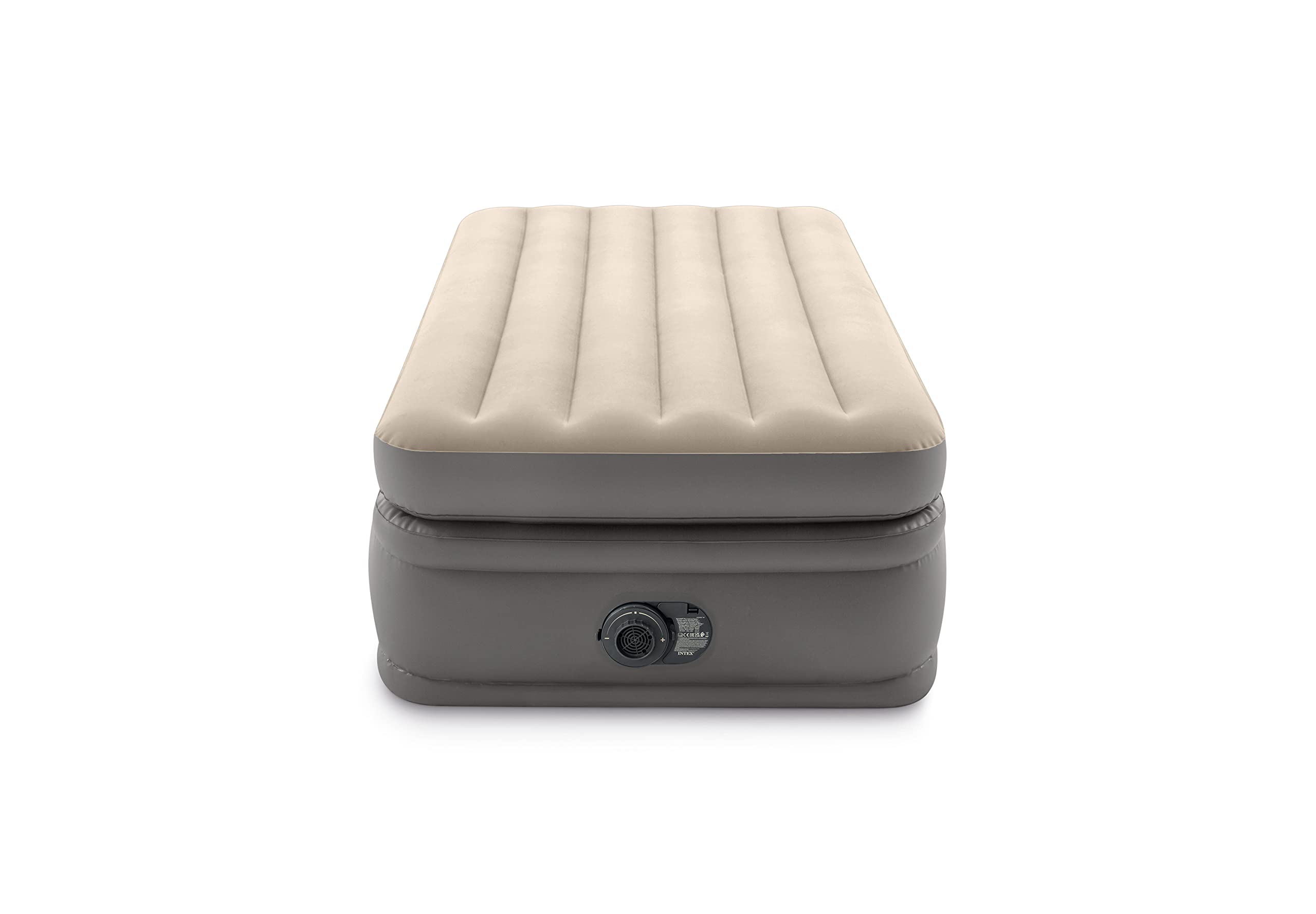 **Intex 64162 Single Airbed Mattress with Dura Beam Prime & Fiber Tech Technology, Built-in Electric Pump, 99 x 191 x 51 cm – Perfect for Camping, Guest Beds & Home Comfort**