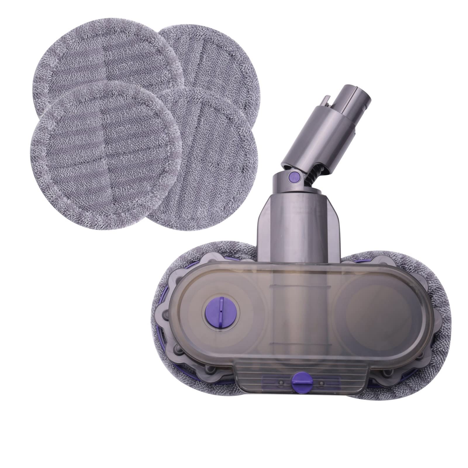 Dyson V6 Vacuum Cleaner Replacement Parts - 8-Piece Mop Head Cloth, Water Tank & Accessories Kit for Dry/Wet Cleaning | Compatible with Dyson V6 | Floor Care & Waxing Solution for Hardwood, Tile & Laminate Floors