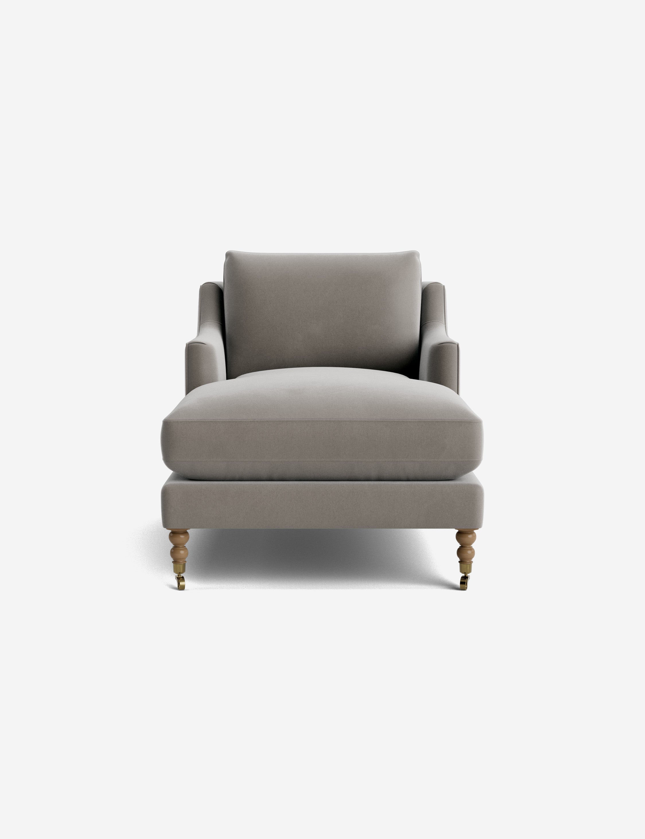 Fabienne Chaise Lounge Chair - Modern Accent Chair for Living Room, Bedroom & Office - Stylish Upholstered Armchair with Wooden Legs - Perfect for Relaxing, Reading & Decorating