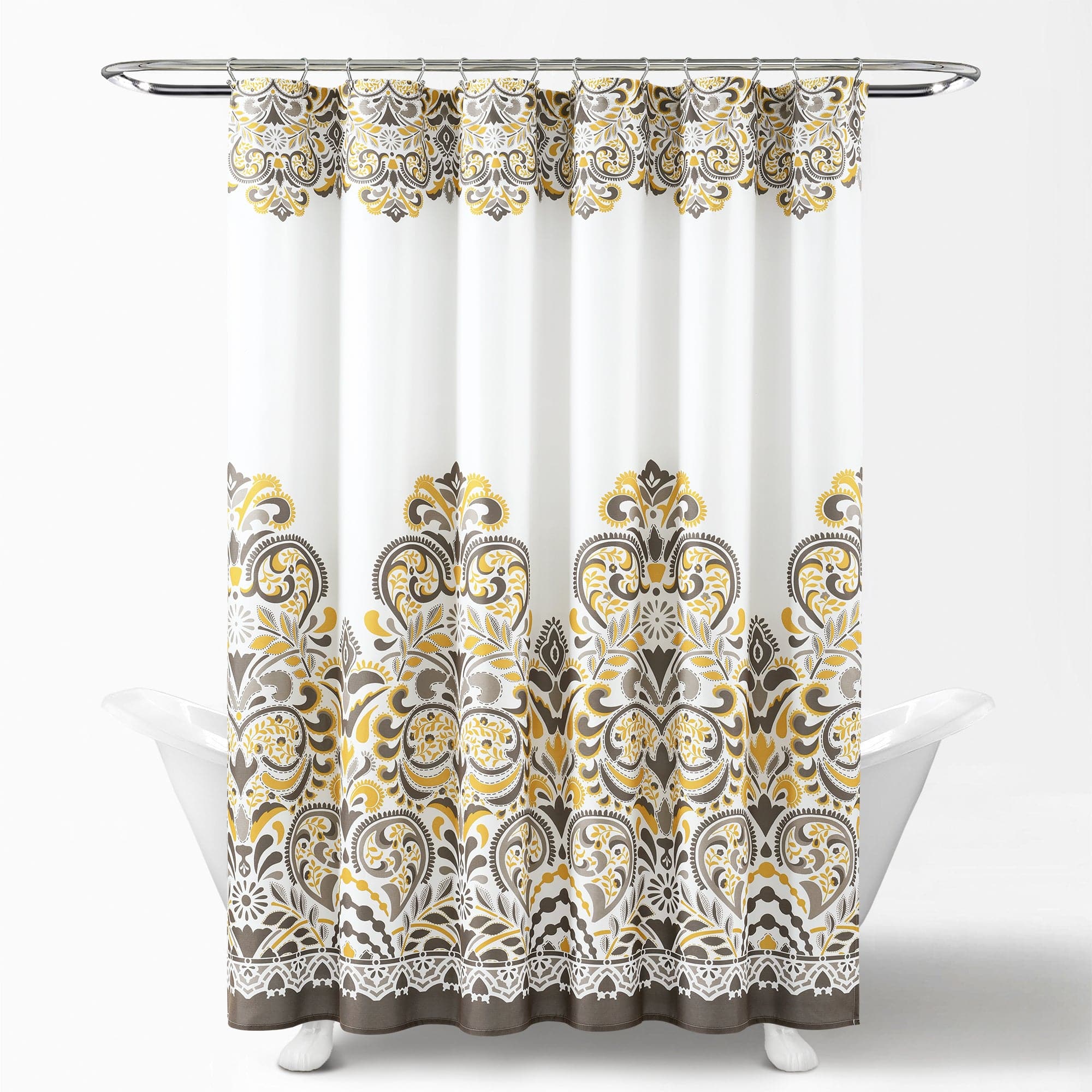 Clara Waterproof Shower Curtain - Elegant Bathroom Decor for Modern Homes | Perfect for Bathrooms, Showers & Spa Retreats