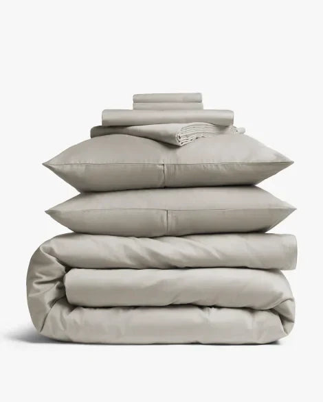 Luxury 100% Cotton Sateen Sheet Set - Queen Size, Soft & Breathable Bedding for Ultimate Comfort - Perfect for Master Bedrooms, Guest Rooms & Cozy Sleepovers