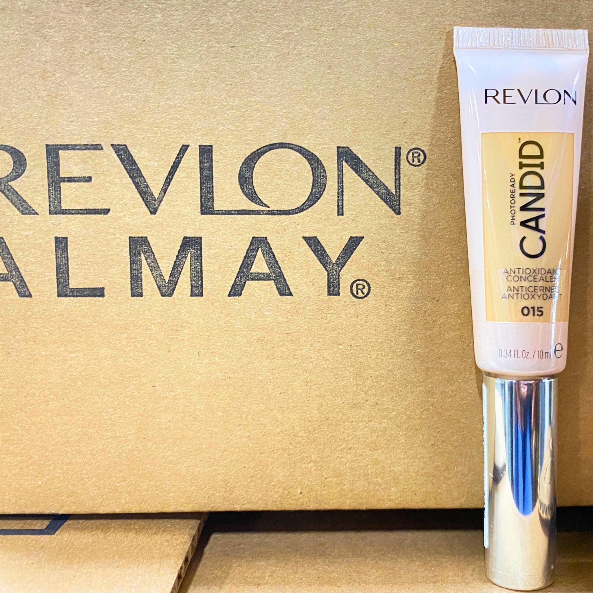 Revlon Photoready Candid Antioxidant Concealer 015 Light 0.34 oz (50 Pcs) - Full Coverage Makeup for Dark Circles, Blemishes & Imperfections - Perfect for Daily Use, Professional Makeup & Photo Shoots