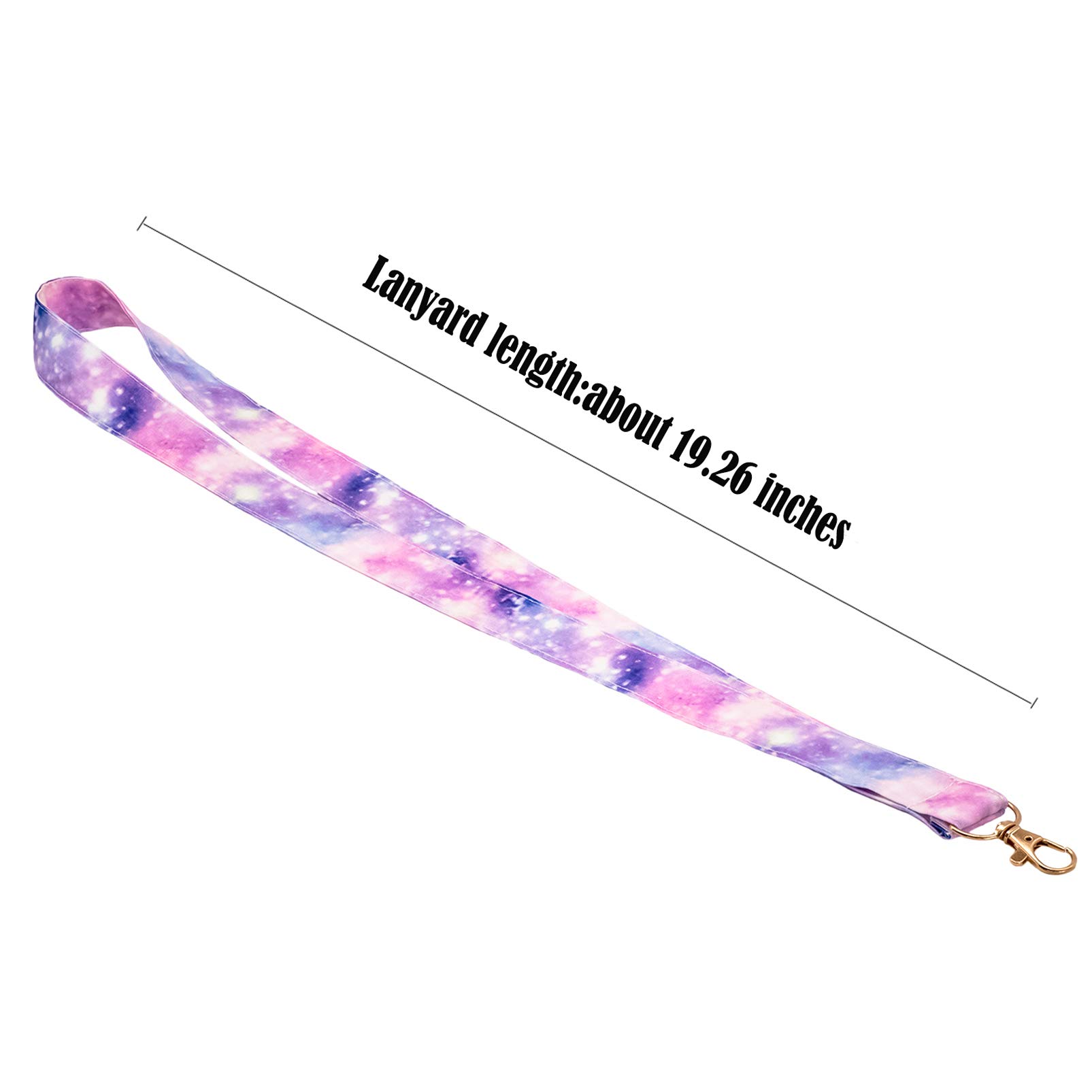 Premium Pink Cloud Keychain Lanyard for Women - Soft Cotton ID Badge Holder for Nurses, Teachers & Office Use