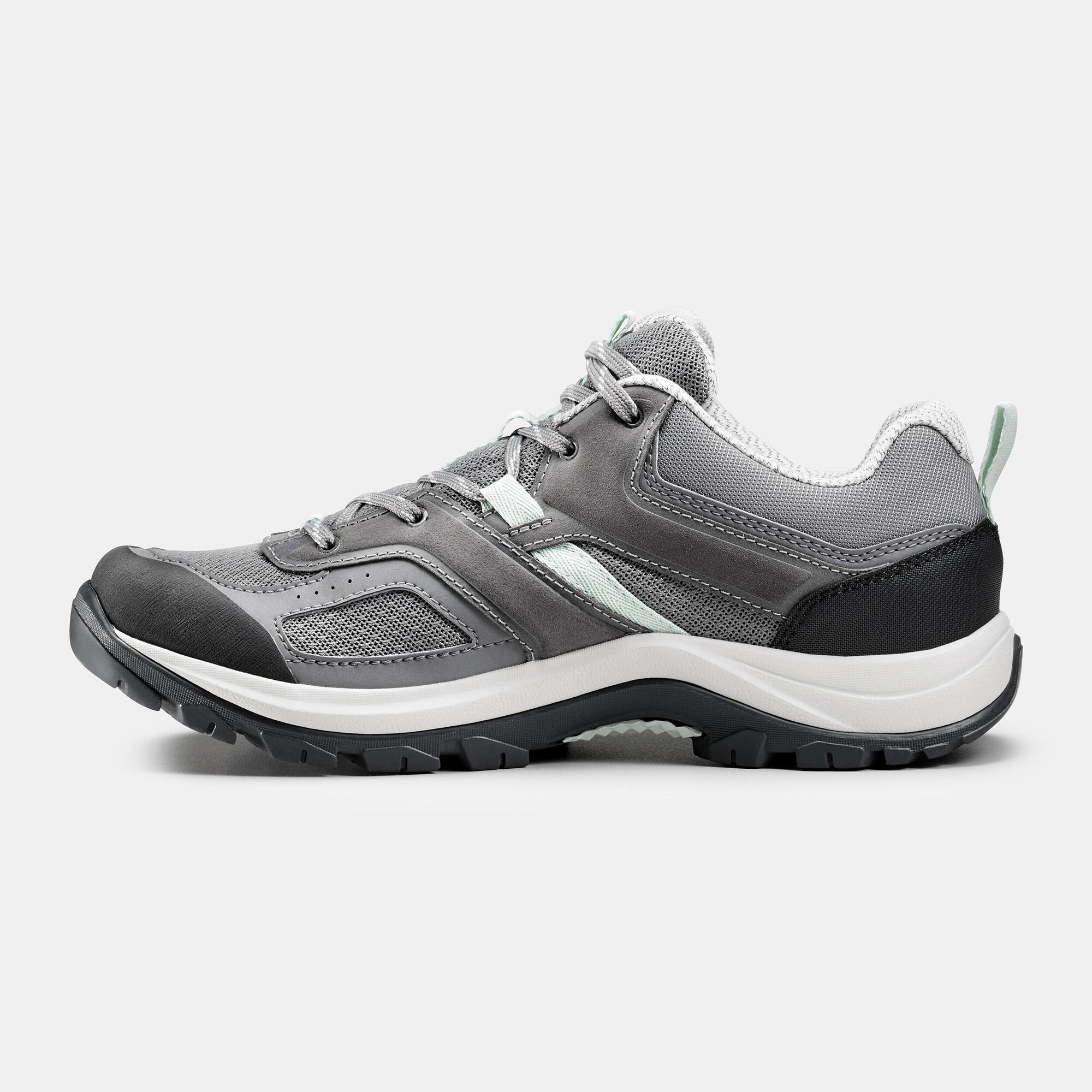 Quechua Women's MH100 Waterproof Hiking Shoes - Lightweight & Comfortable Trail Running Shoes for Outdoor Adventures, Trekking, and Camping