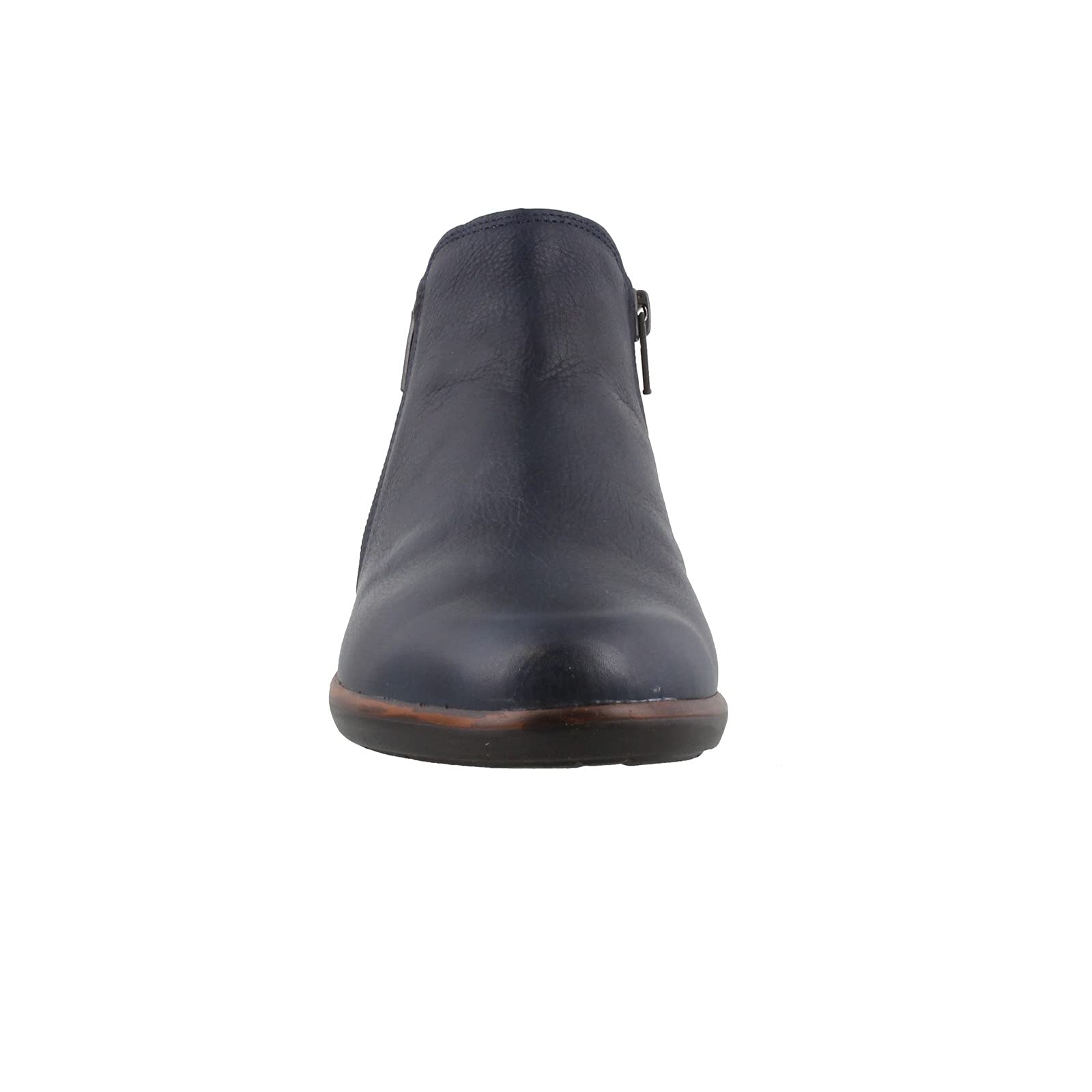 NAOT Women's Helm Ankle Bootie - Cork Footbed & Arch Support - Double Zipper Low Heel Comfort Shoes - Lightweight Travel Boots with Removable Insole | Perfect for Walking, Office Wear & Casual Outfits