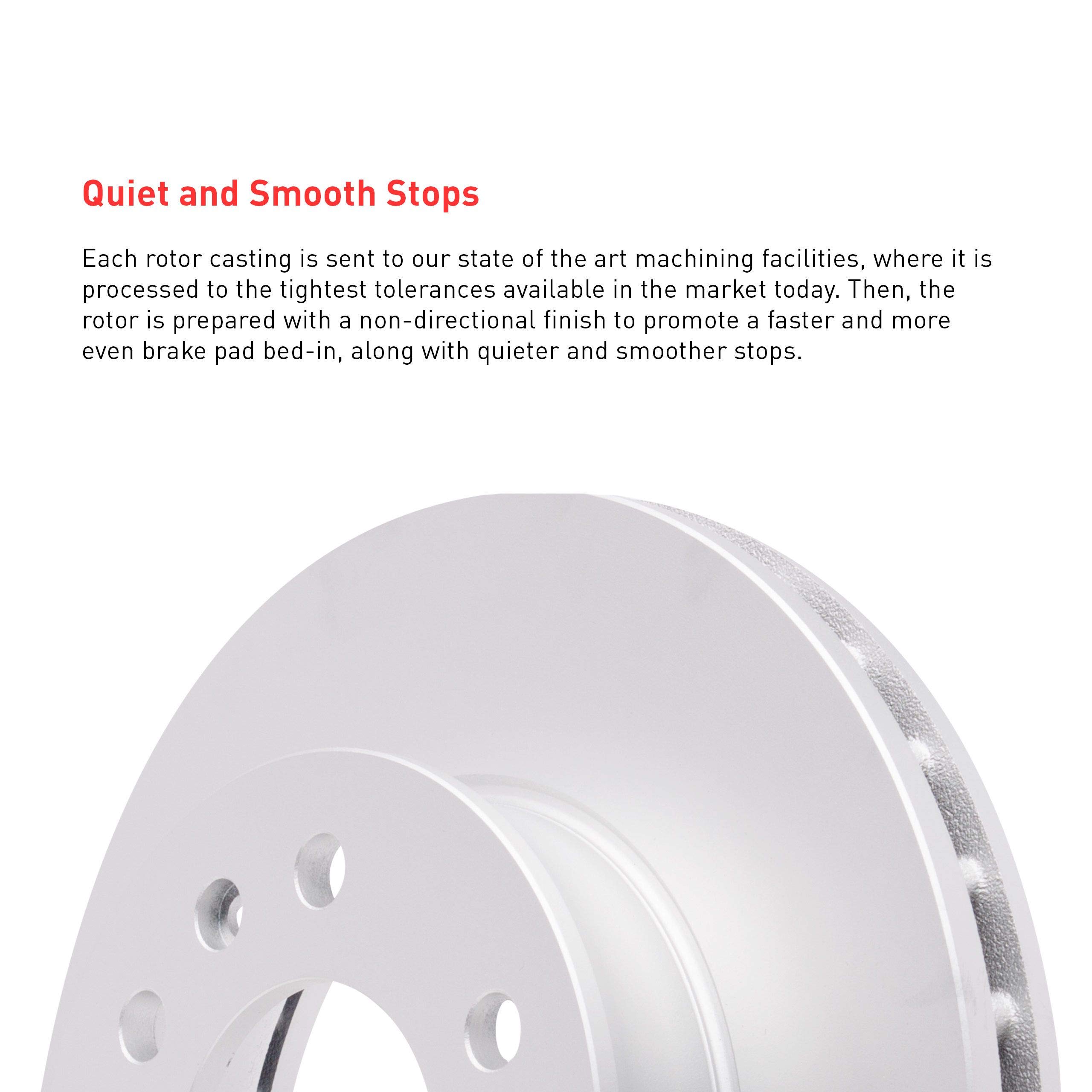 High-Performance Dynamic Friction Company Front Brake Pads & Rotors Kit - Ceramic Brake Pads with Premium Rotors - Complete Front Brake System Upgrade for Smooth Stopping Power | Perfect for Daily Commuting, Highway Driving & Performance Vehicles