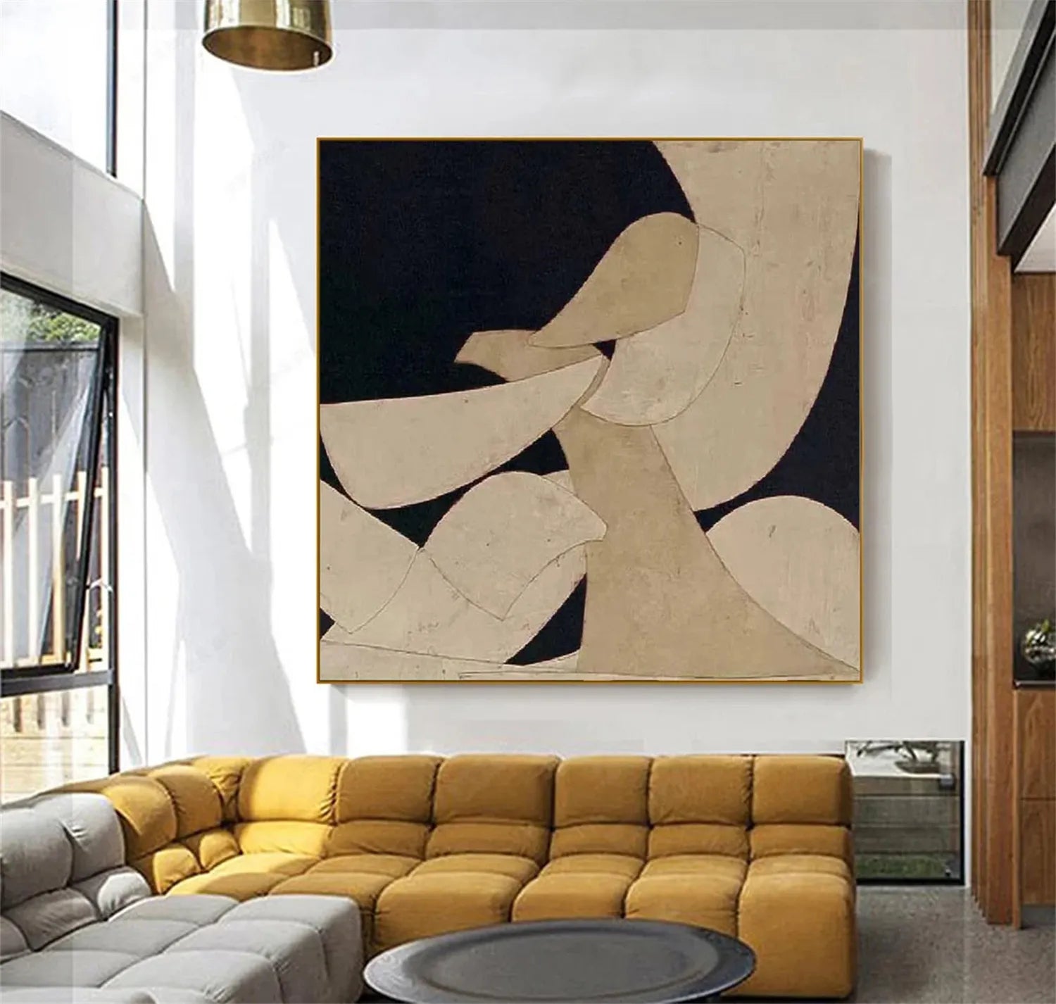 Abstract Tranquility Art Painting #WS148 - Modern Wall Decor for Living Room, Bedroom & Office - Calming Canvas Artwork for Home & Workspace