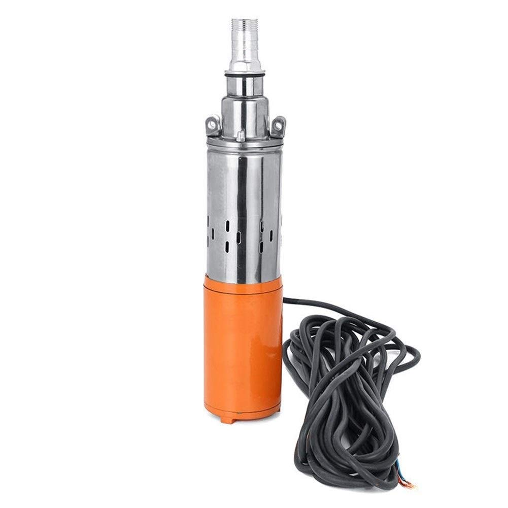 12V 220W Solar Water Pump Submersible Deep Well Pump - 1.2M³/H Flow Rate, 30M Max Lift with Filter for Home, Garden & Irrigation | Solar Powered Water Pump for Farms, Pools & Off-Grid Systems