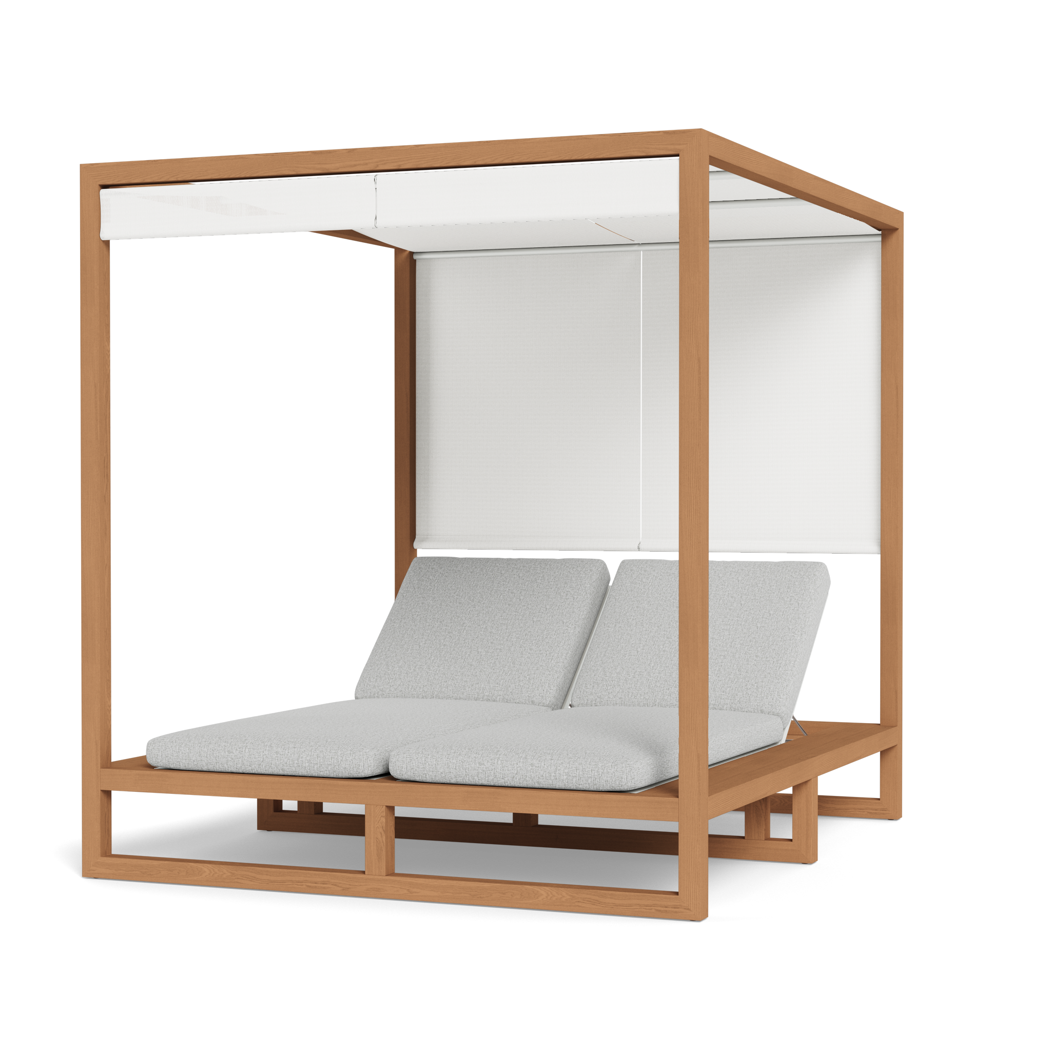 Premium Hayman Teak Batyline Cabana - Durable Outdoor Sunshade for Poolside, Beach & Patio Relaxation