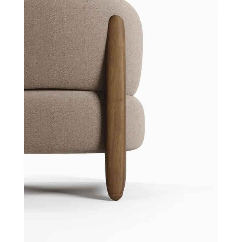 Handmade Modern Tobo Arm Sofa Chair - Stylish and Comfortable Upholstered Lounge Chair for Living Room, Bedroom, or Office - Perfect for Relaxing, Reading, and Entertaining Guests