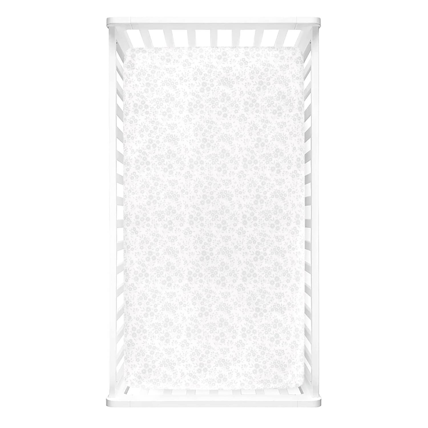 Lush Decor Floral Crib Sheet - Soft Plush 52
