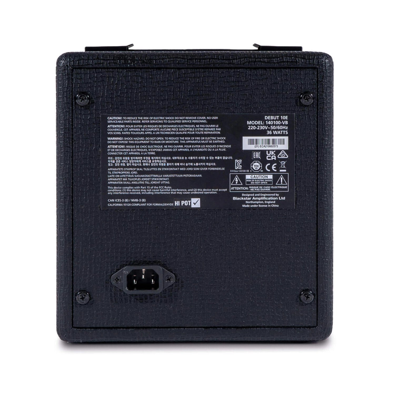 Blackstar Debut 10E 10W 2x3 Guitar Combo Amplifier - Compact Electric Guitar Amp for Practice, Home Studio & Small Gigs