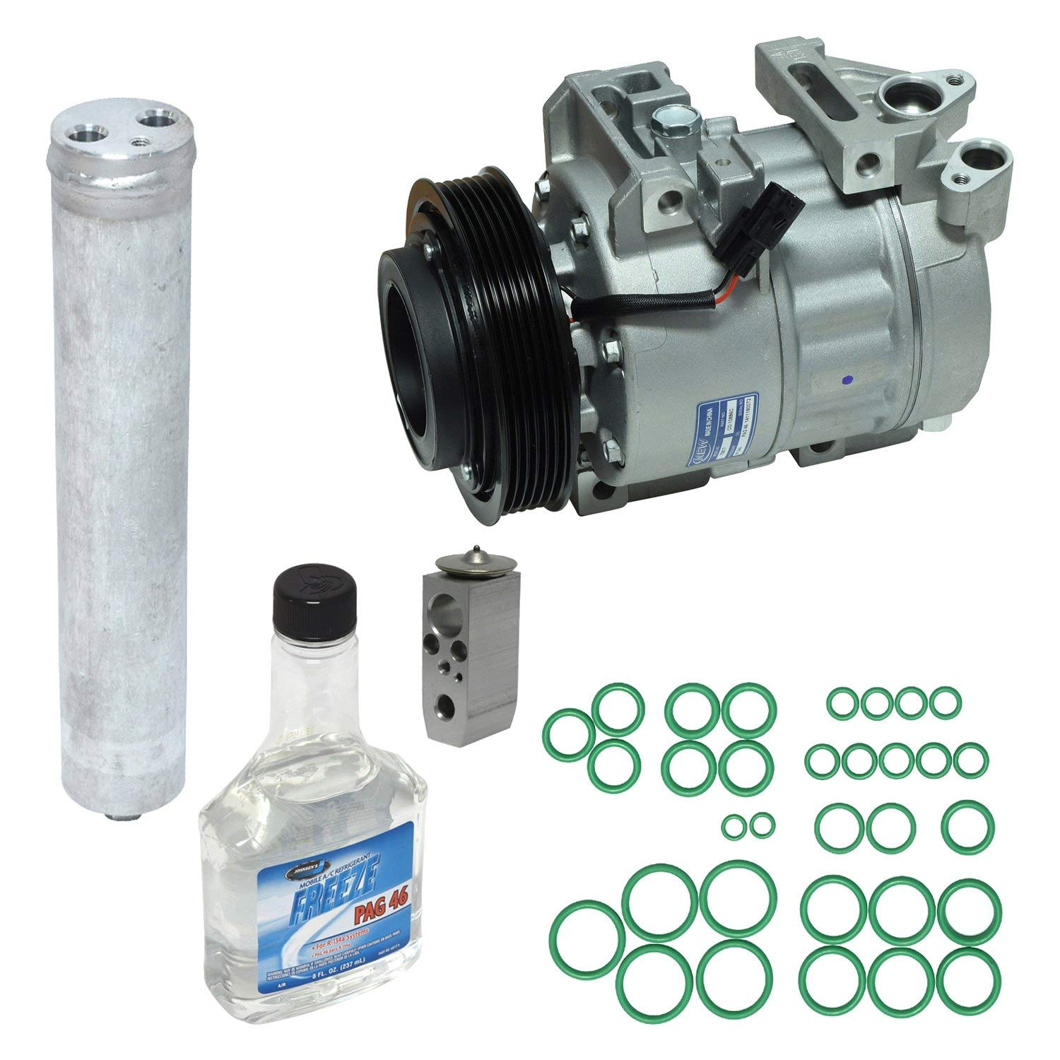 UAC KT 4826 A/C Compressor and Component Kit - 1 Pack | Replacement for Car Air Conditioning System | Perfect for AC Repair & Maintenance